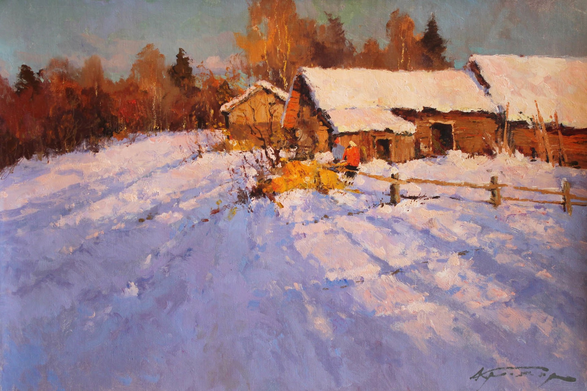 Old Ladoga by Alexander Kremer