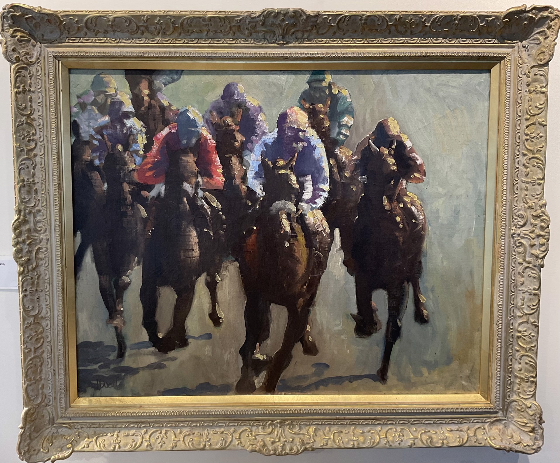 Horses and Jockeys by Peter Howell