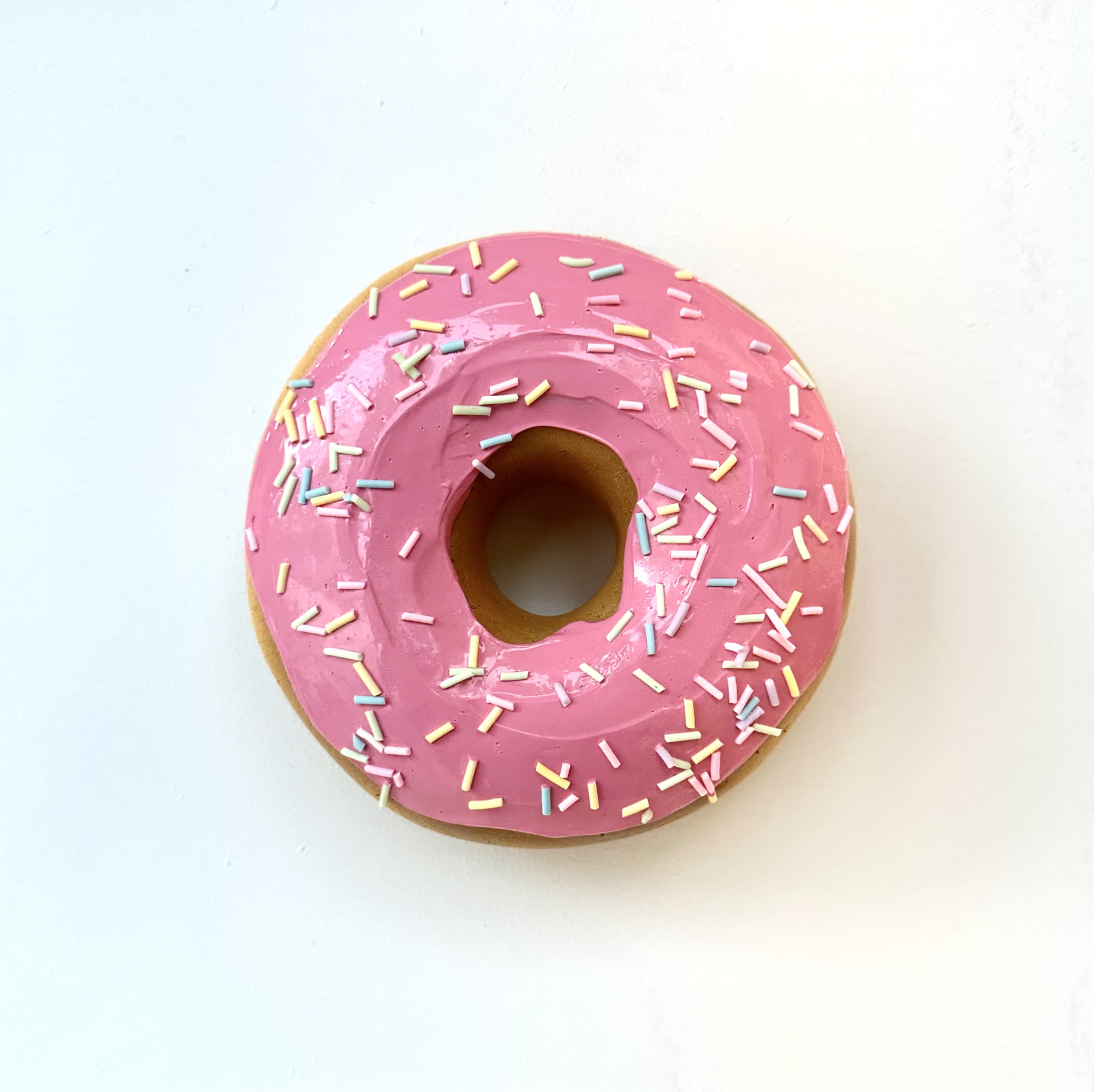 Pink Sprinkle Donut by Anna Sweet