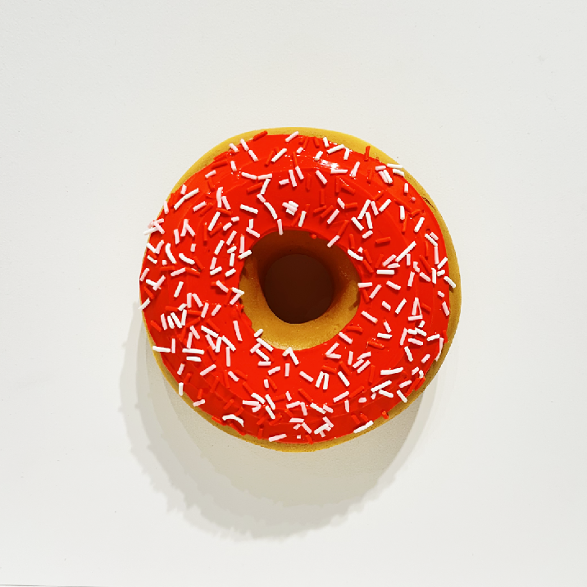 Red Sprinkle Donut by Anna Sweet