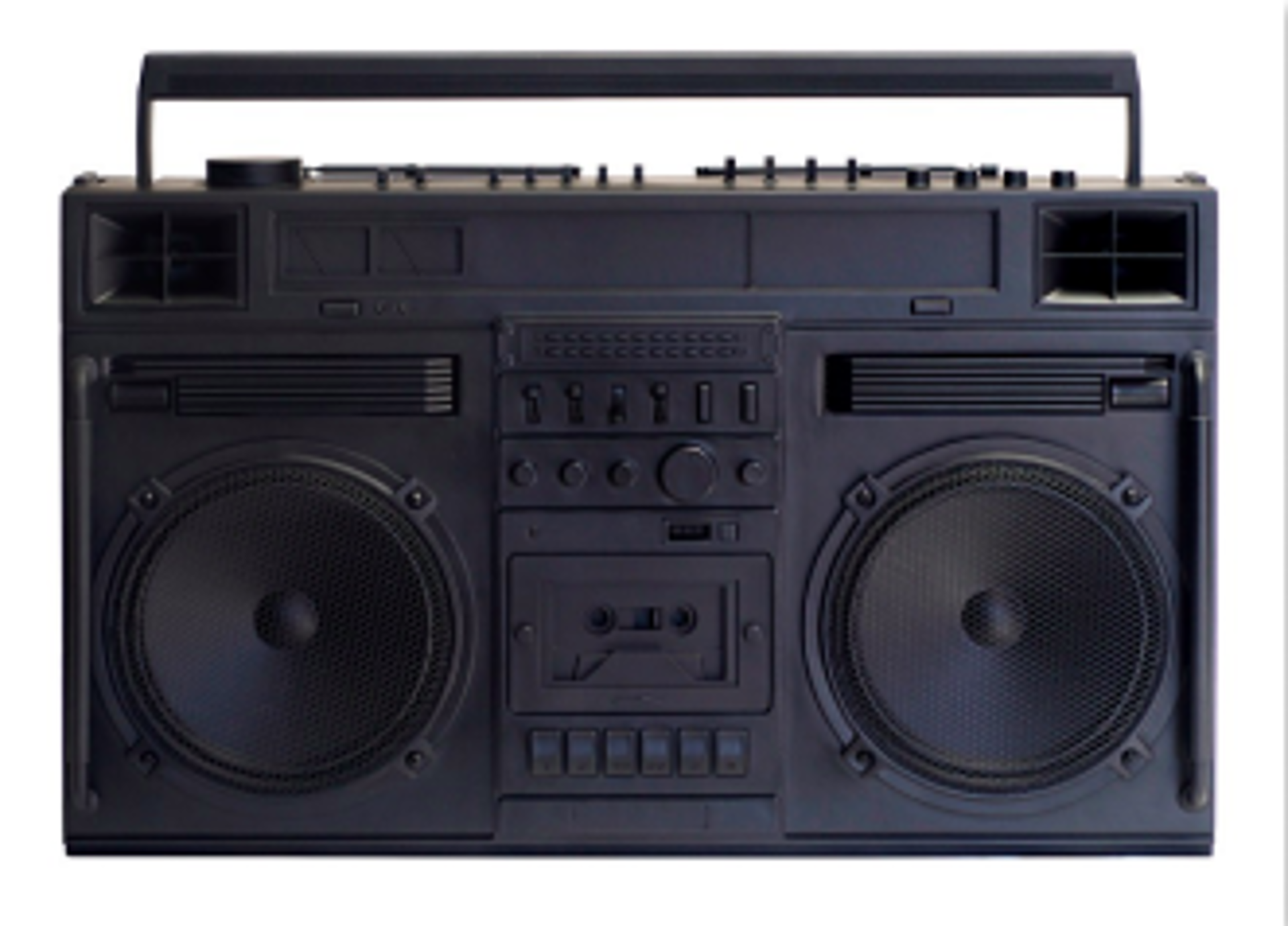 Boombox Sculpture series Size D, Black by Lyle Owerko | Boomboxes