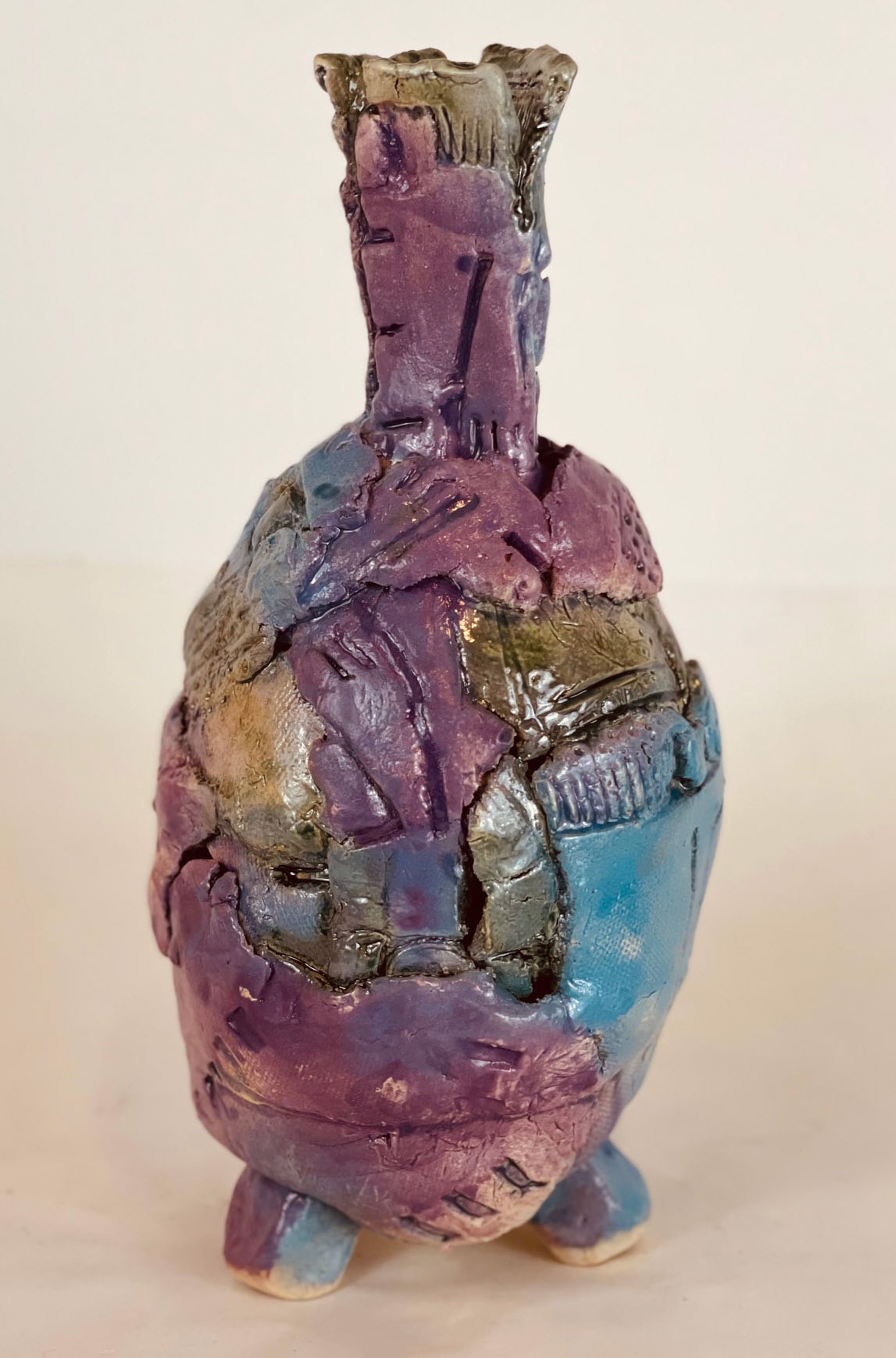 Purple Vase by Steve Wolf