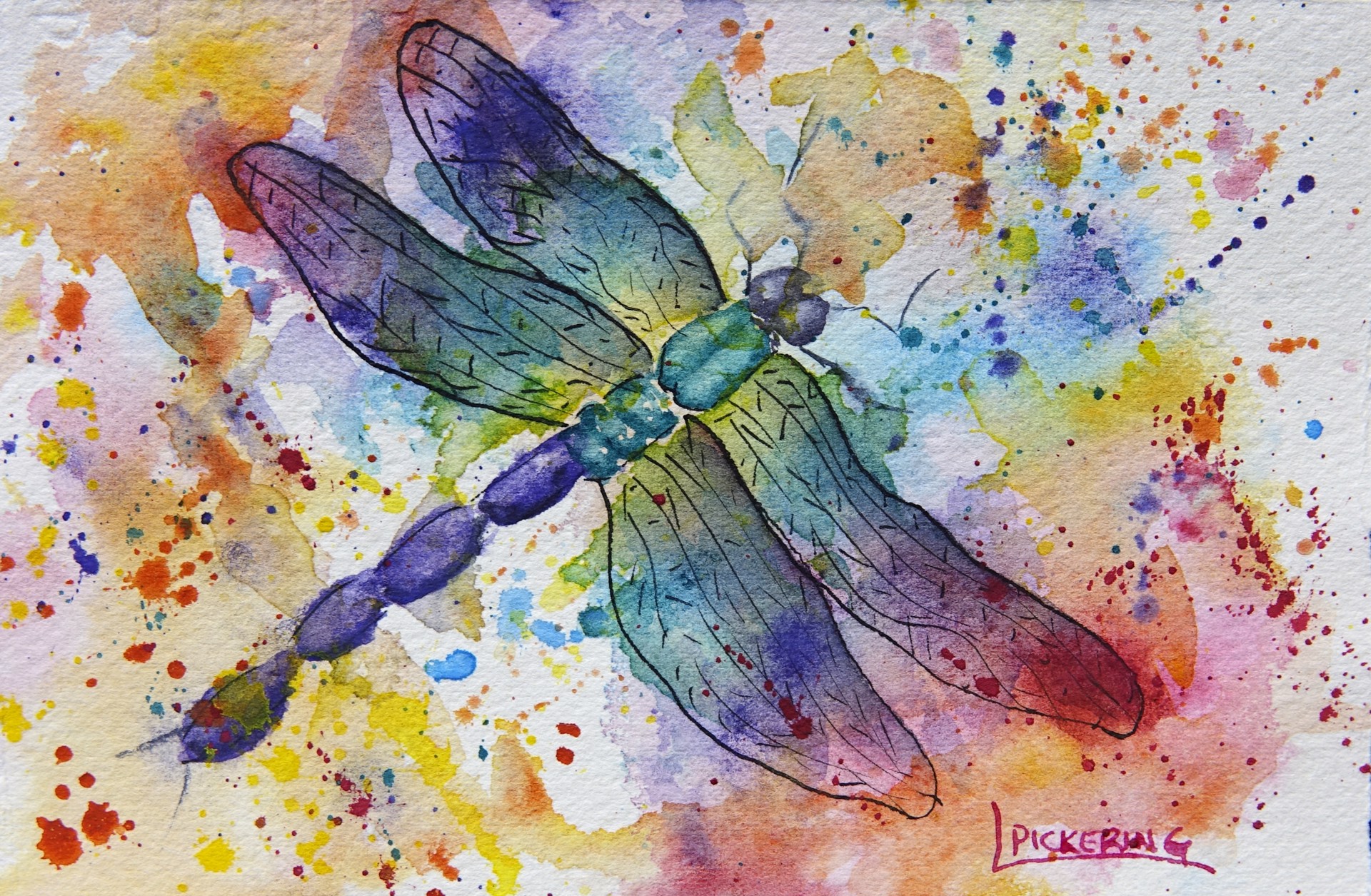 Dragonfly Pirouette by Laura Pickering