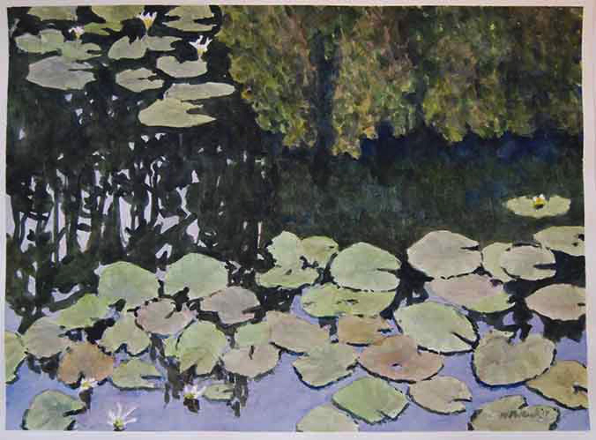 Water Lilies 2 by Wilson Pollock