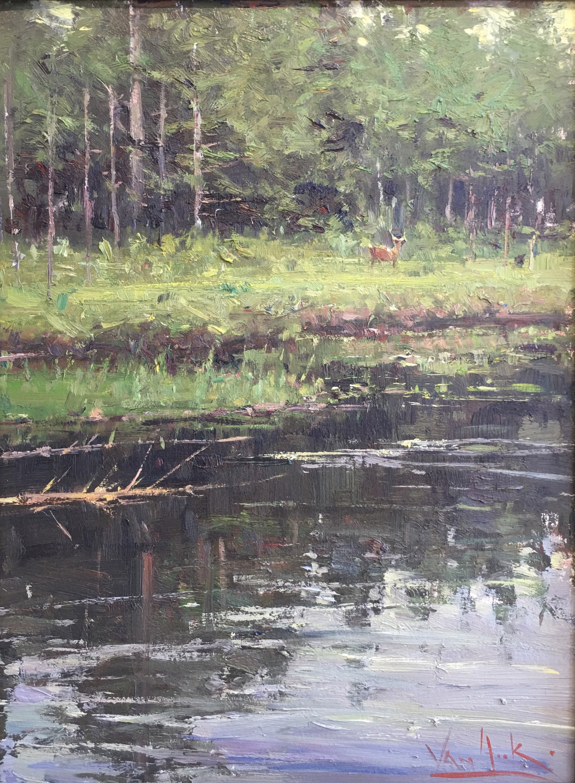 Pond by George Van Hook