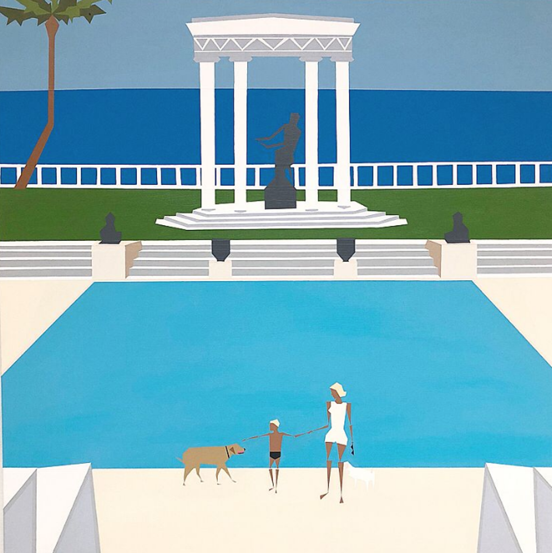 Small Print "C.Z. Guest in Palm Beach" #1 by Millie Sims