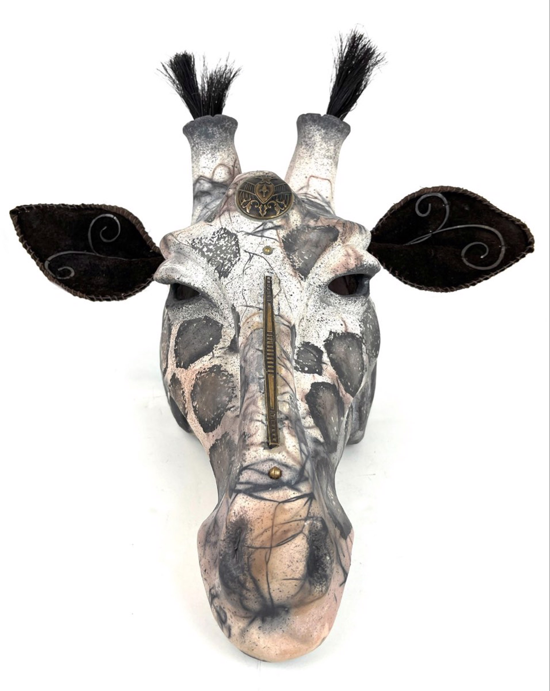 Giraffe Mask by Nancy Jacobsohn