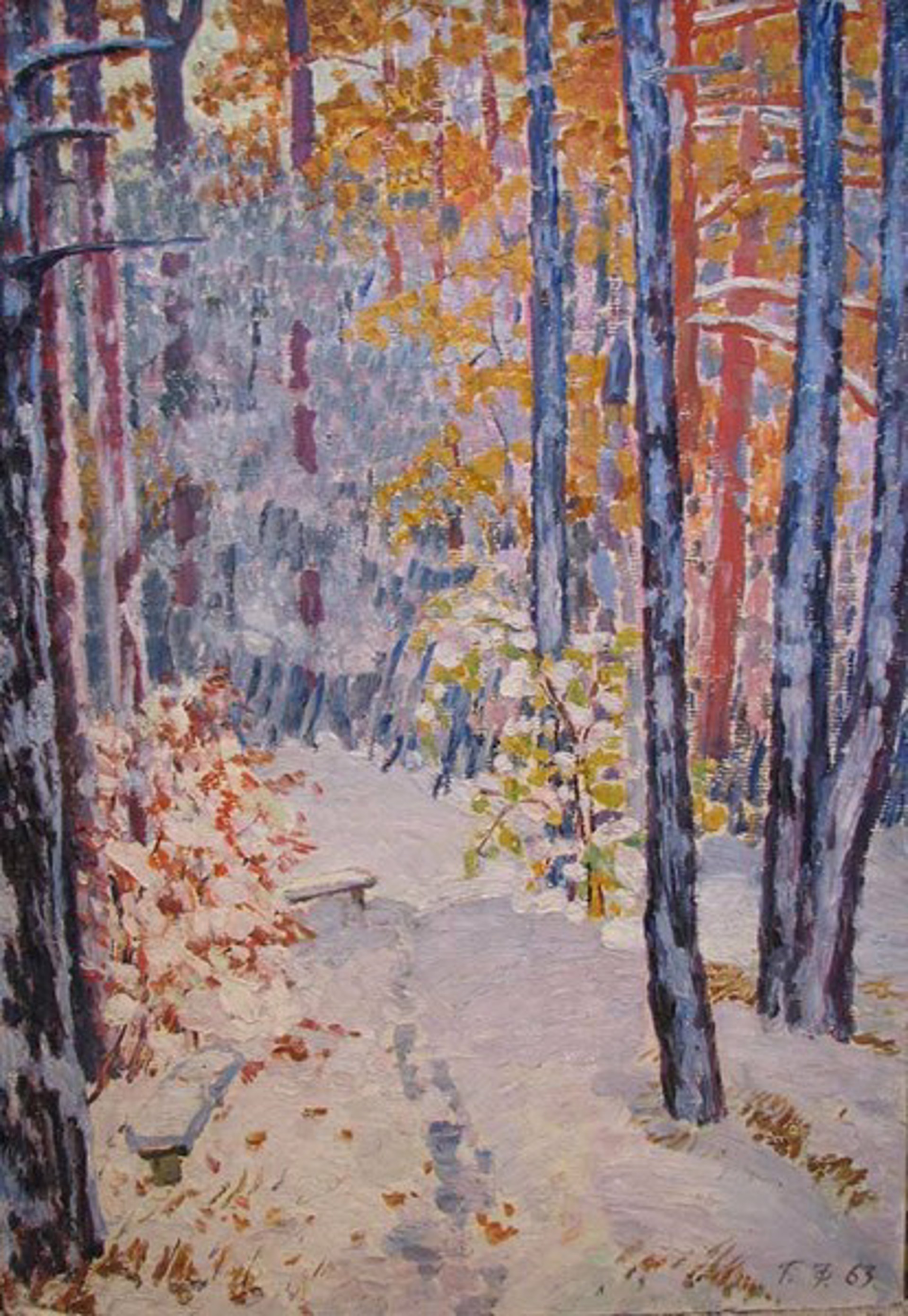 Snow in October by Galina Fedorova | Paul Scott Gallery
