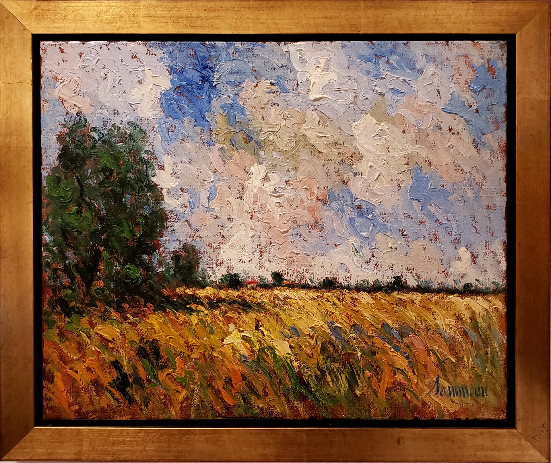 Wheat Field Summer by Samir Sammoun