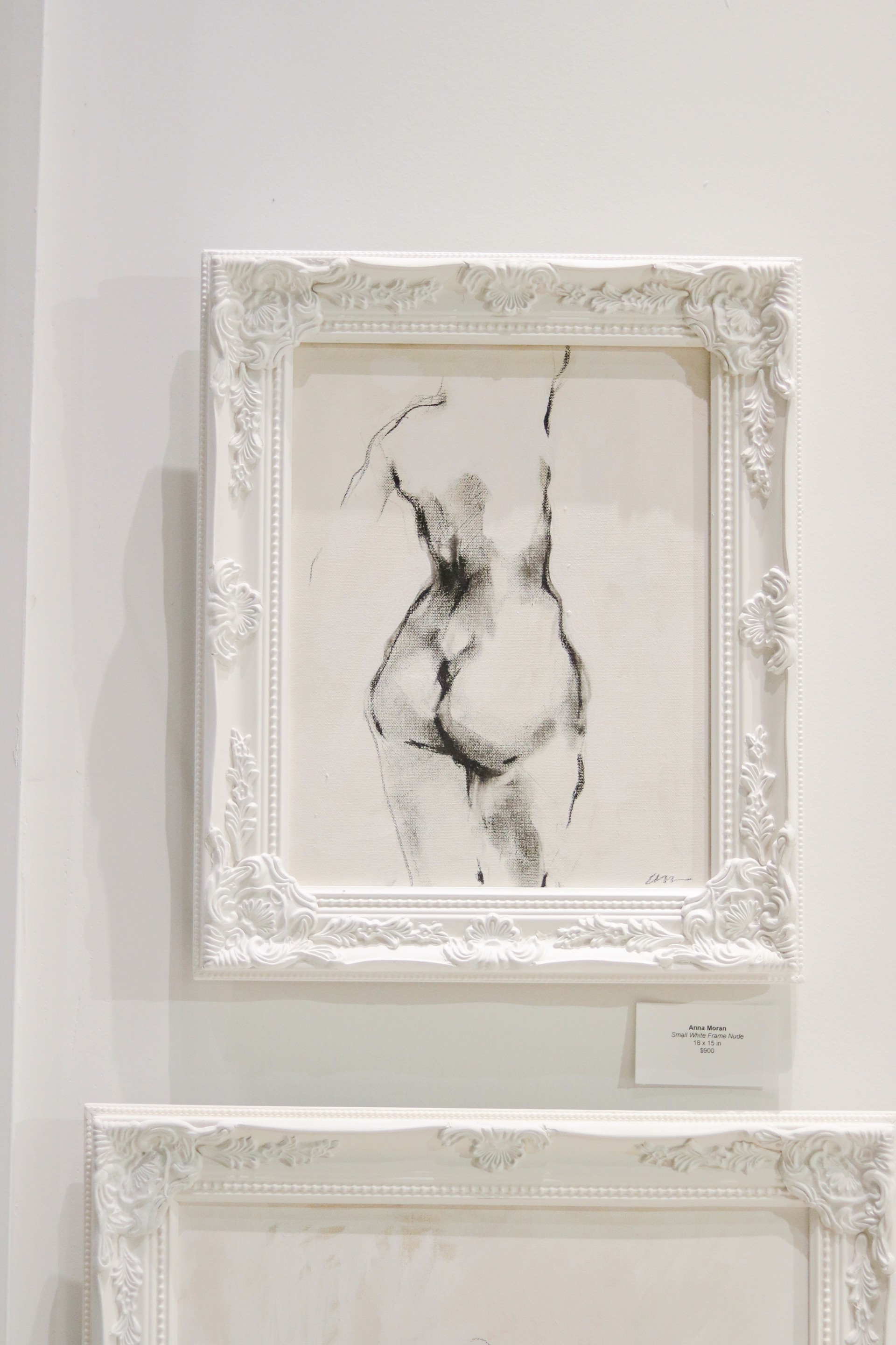 Small White Frame Nude by Anna Michele Whitson