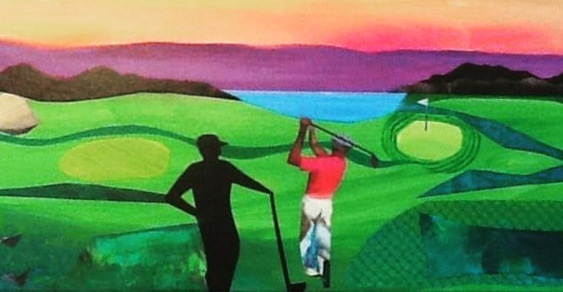 “Golfing Bruthas” by Gigi Boldon