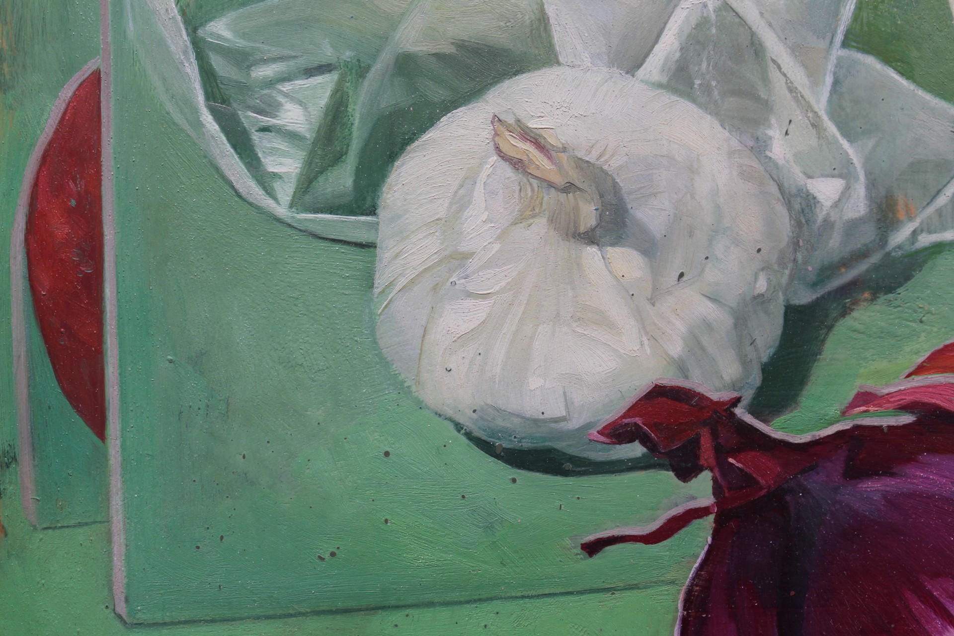 Cabbage and Pomegranate by Benjamin J. Shamback