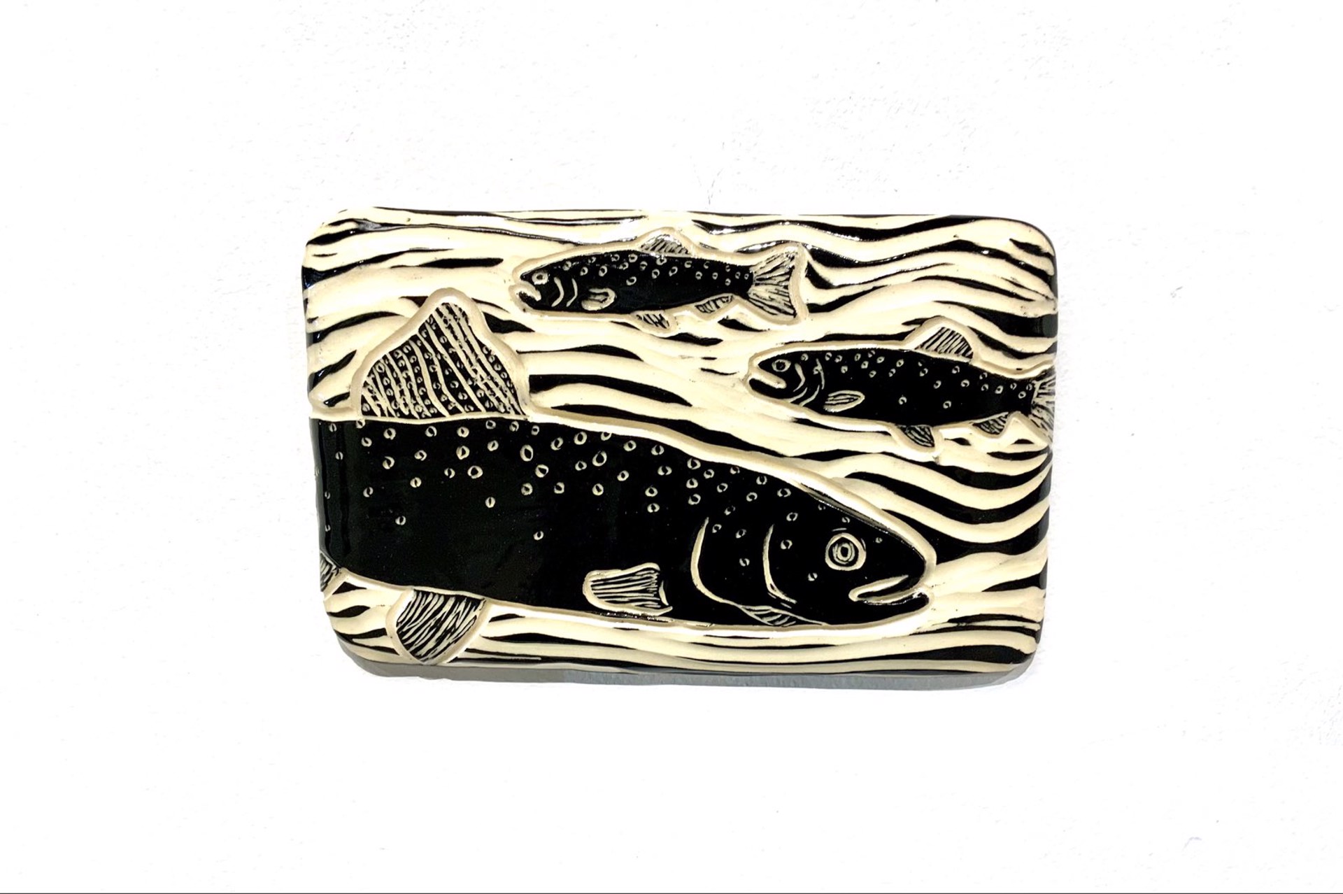 Trout Wall Tile by Christine Henry
