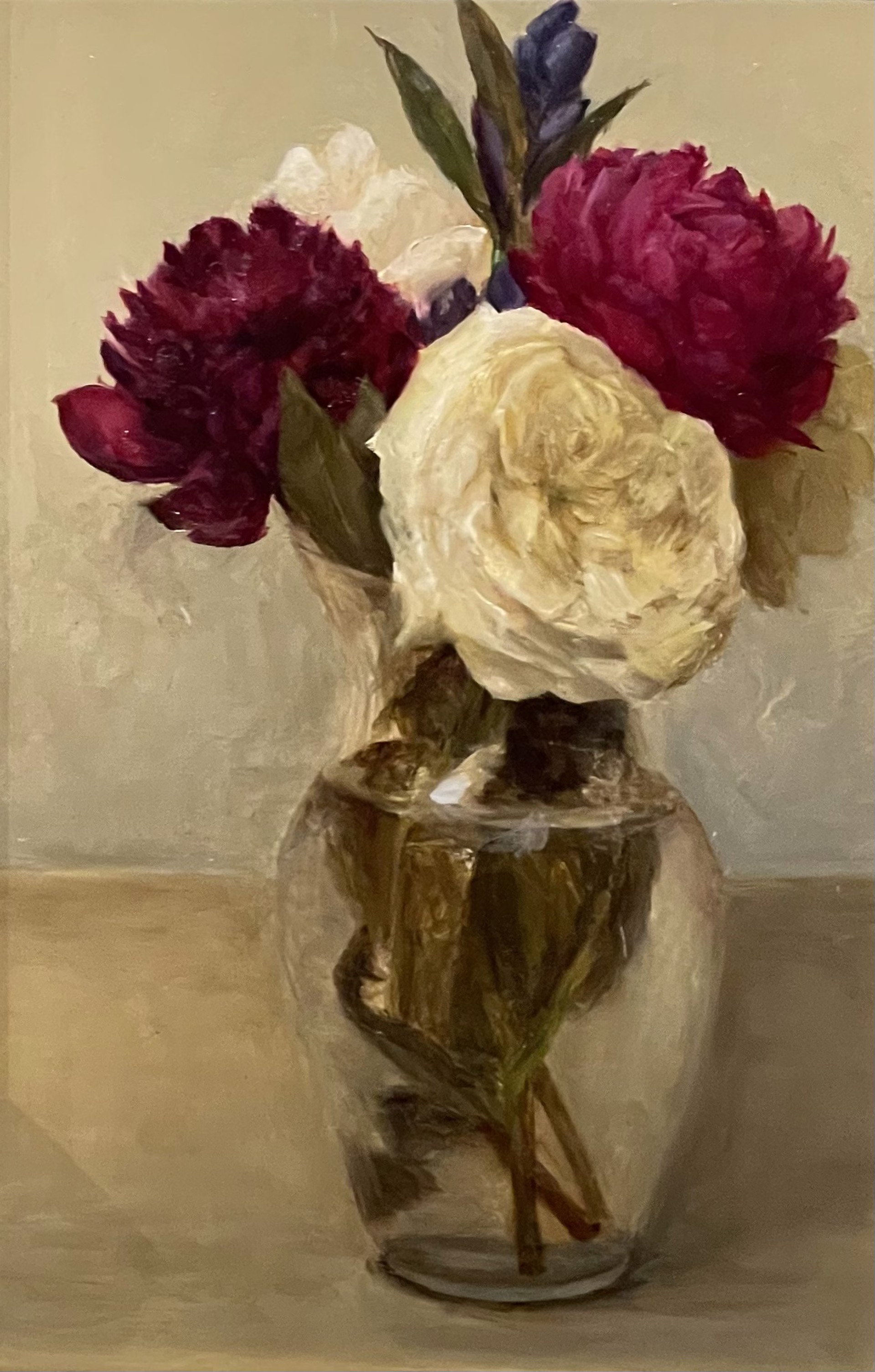 English Roses & Peonies by Barbara Efchak