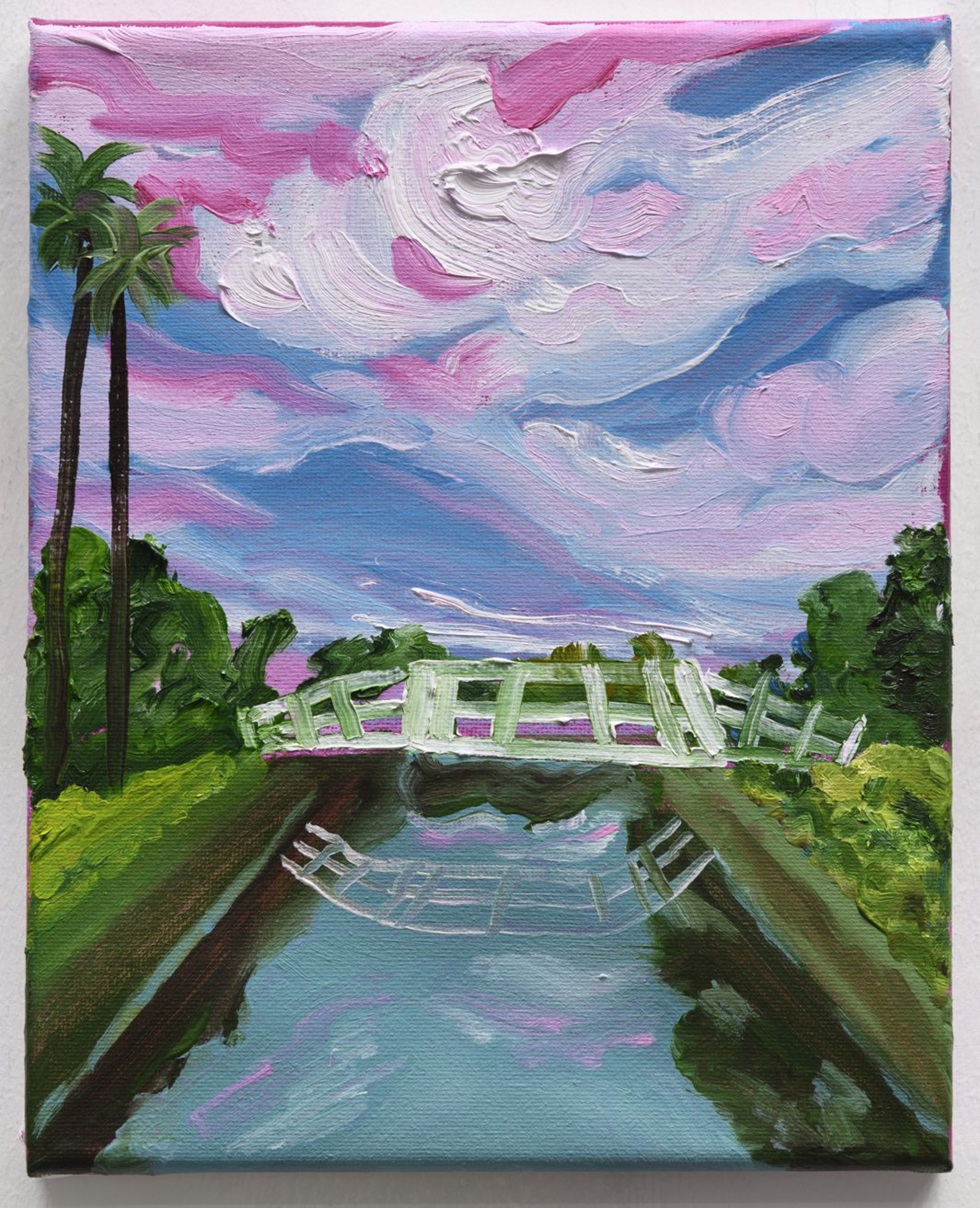 Venice Canal Pink Clouds by Susan Lizotte