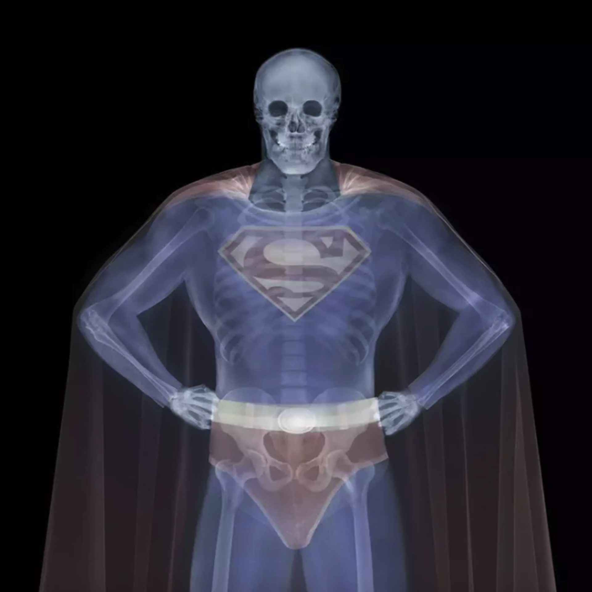 Superman in Colour by Nick Veasey