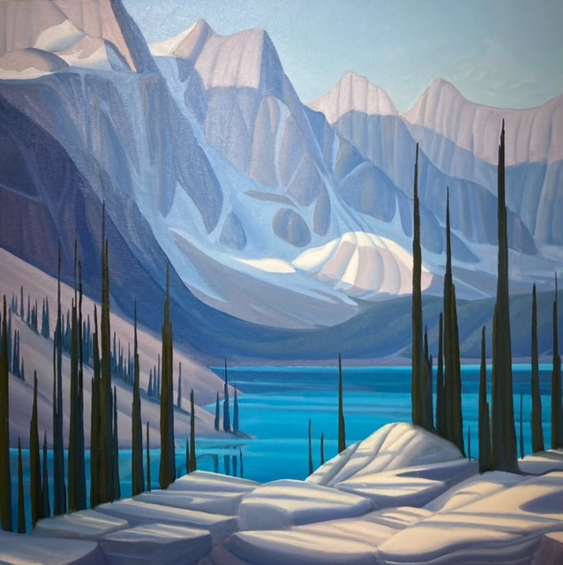 Morning at Moraine by Kenneth Harrison