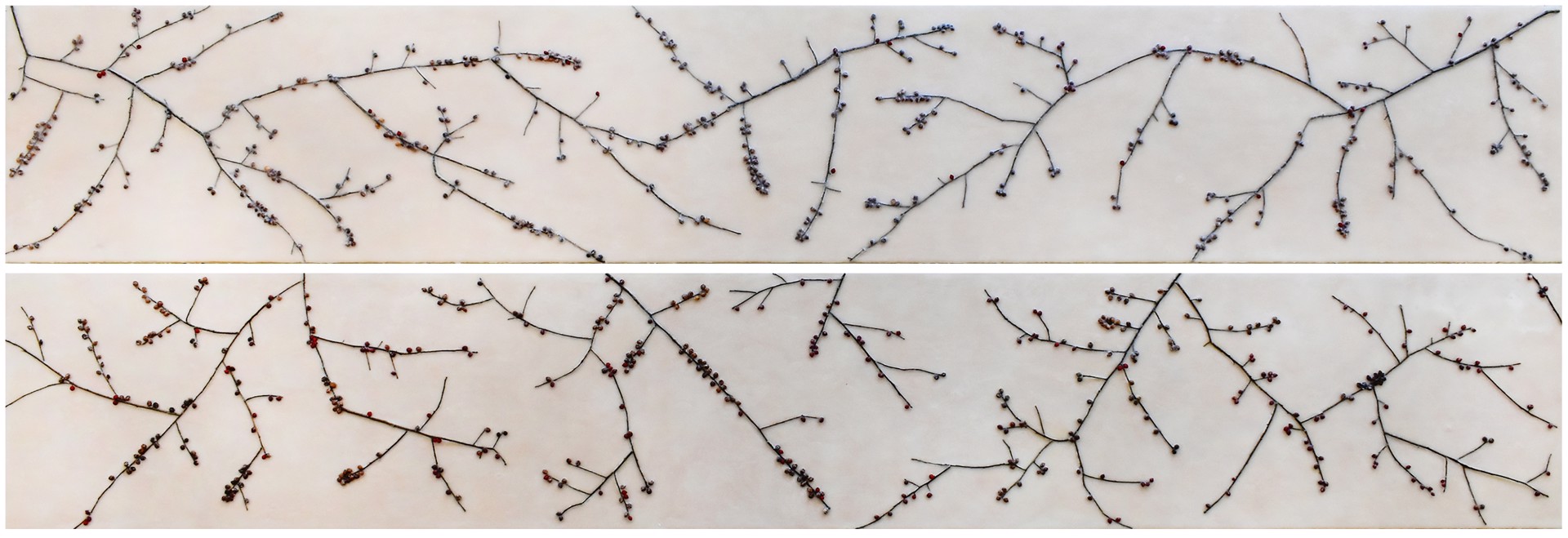 Winter Berry Diptych by Allyson Levy