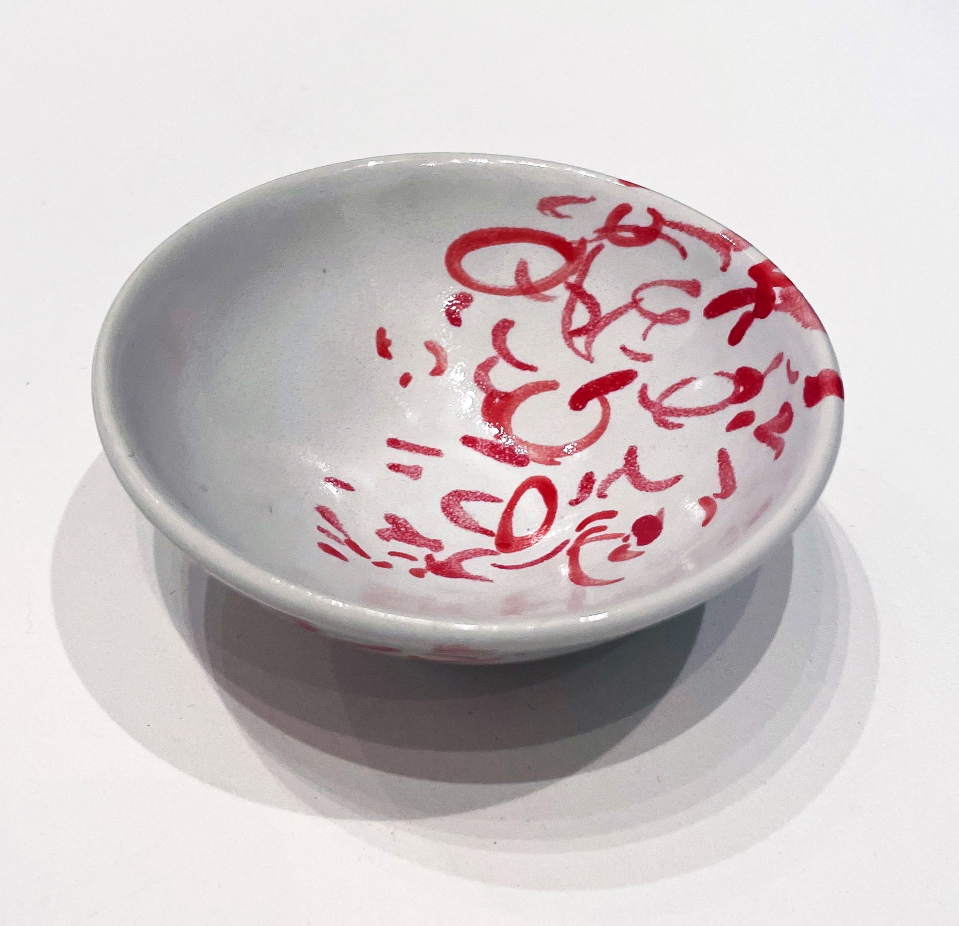 Small Red Bowl by Bean Finneran