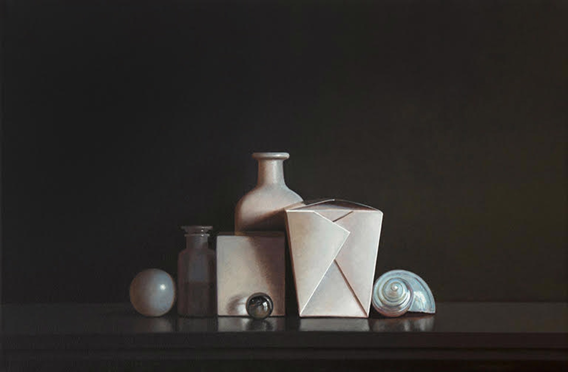 Still Life with Glass Marble by Guy Diehl