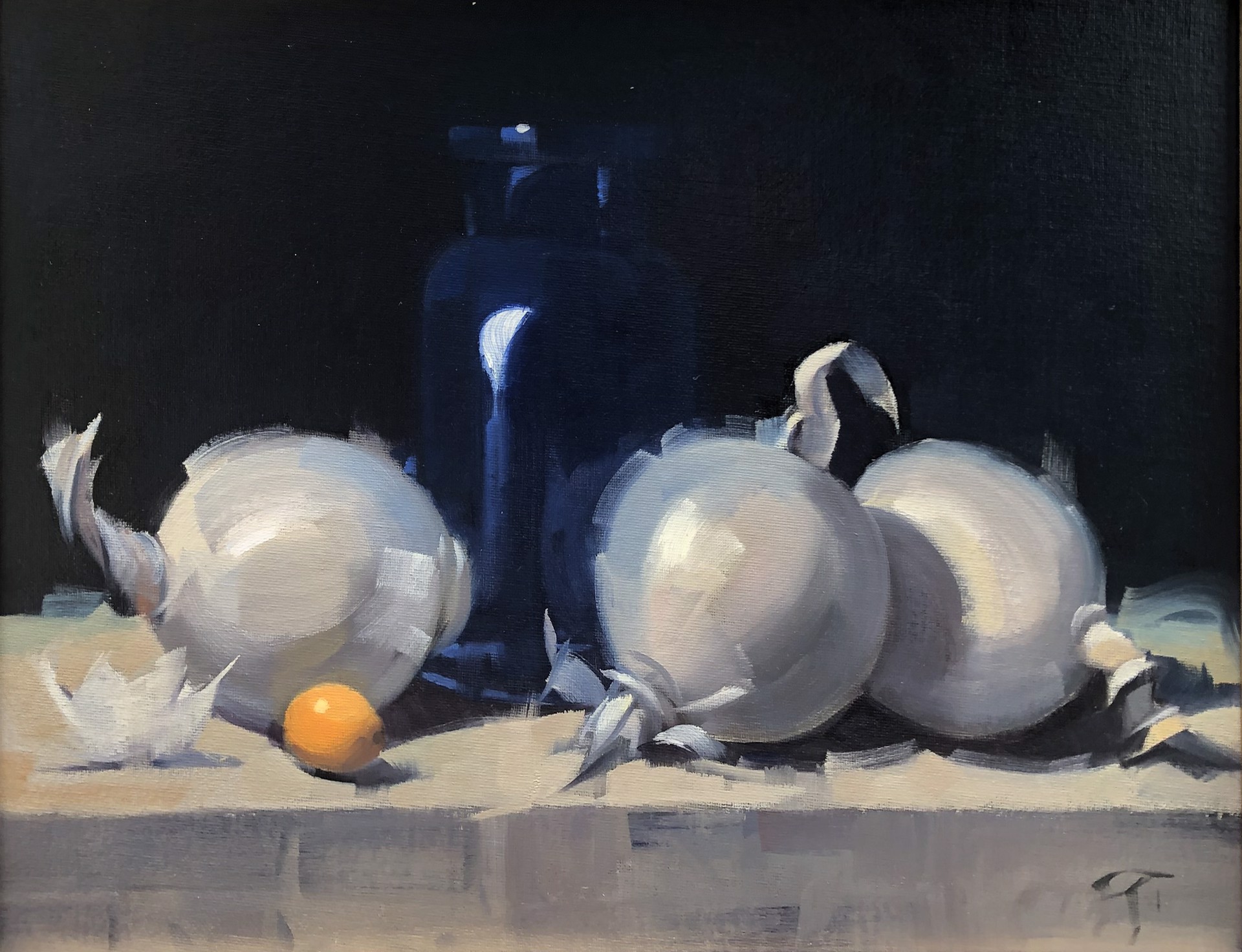 Onions and Blue Bottle by Gerald Griffin