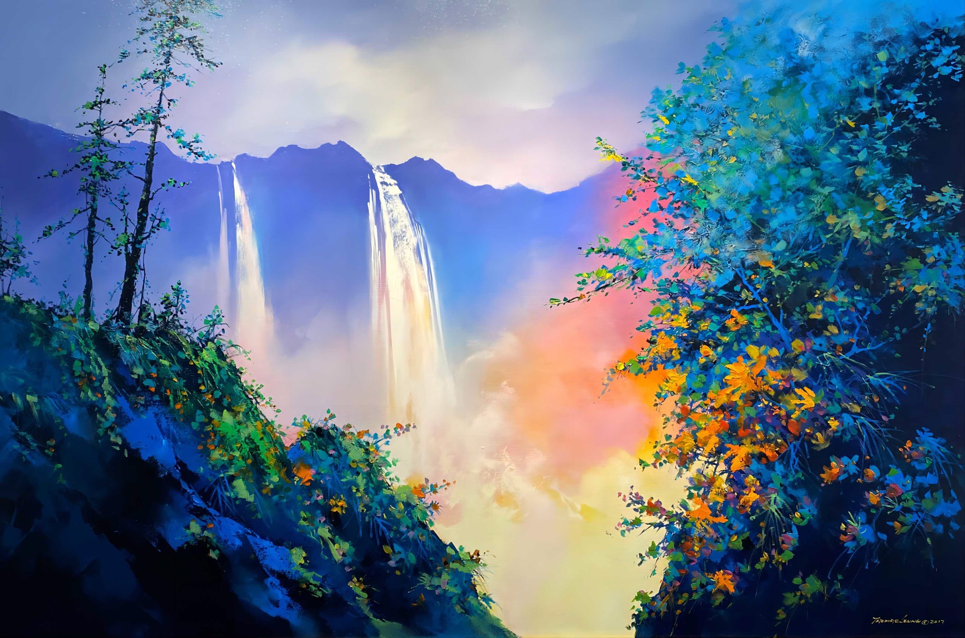 Summertime Falls by Thomas Leung