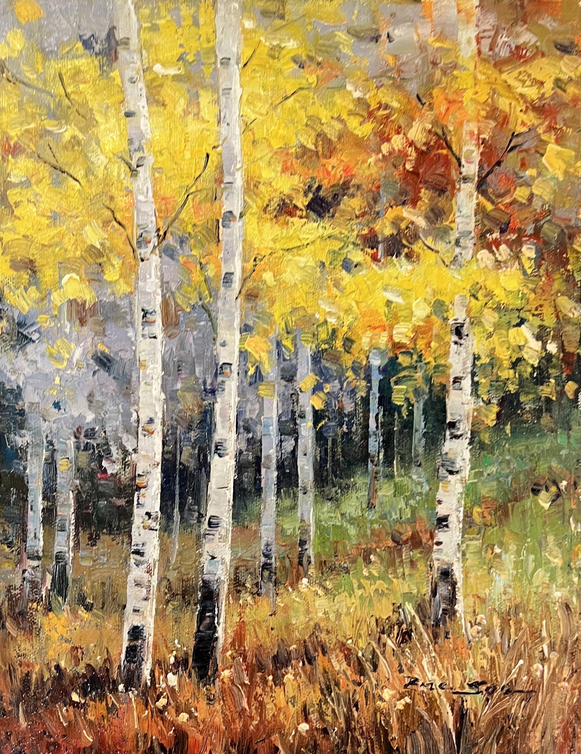 FALL ASPENS by ERIC SUN