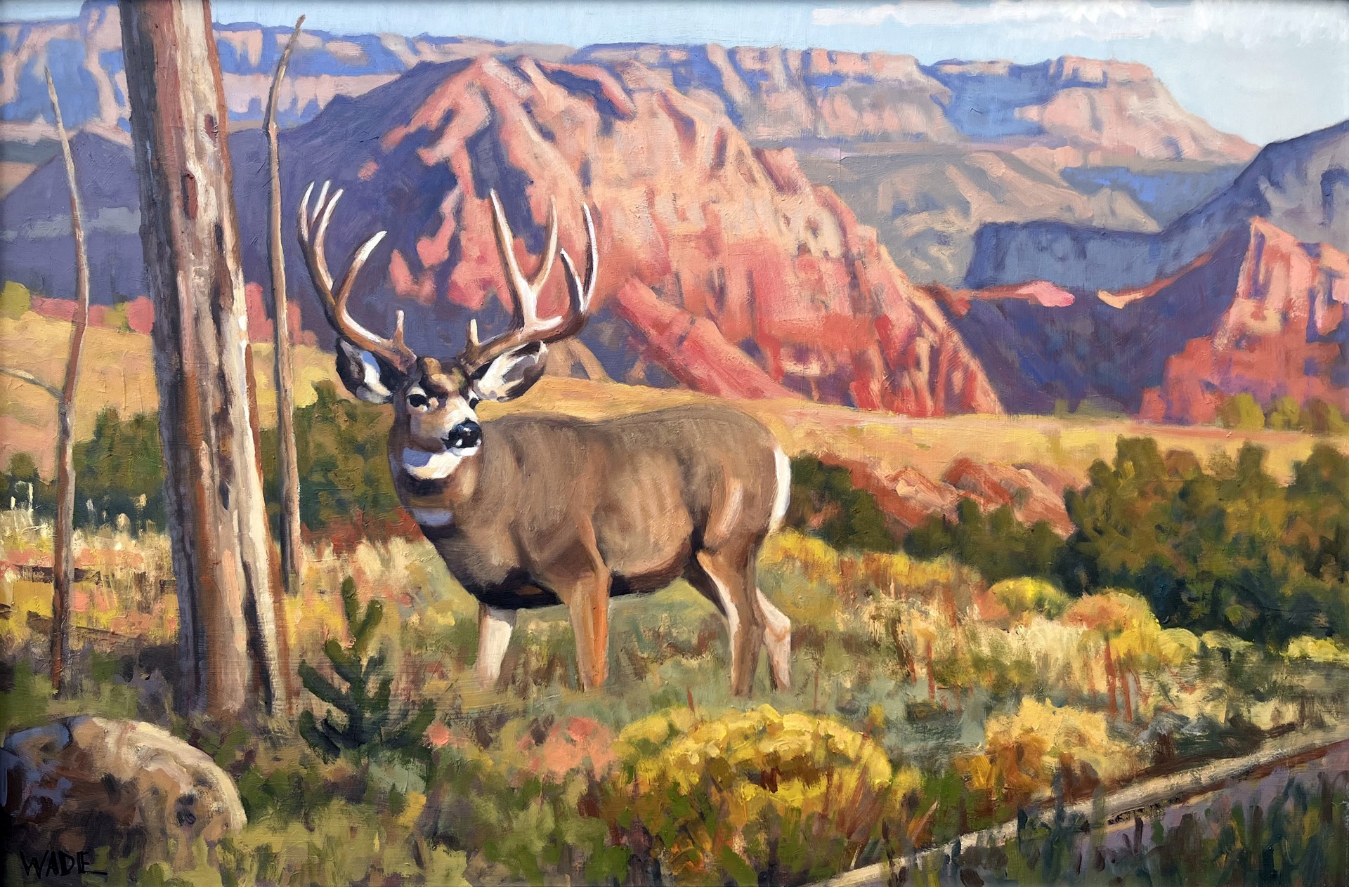 Red Rock Muley by Dave Wade