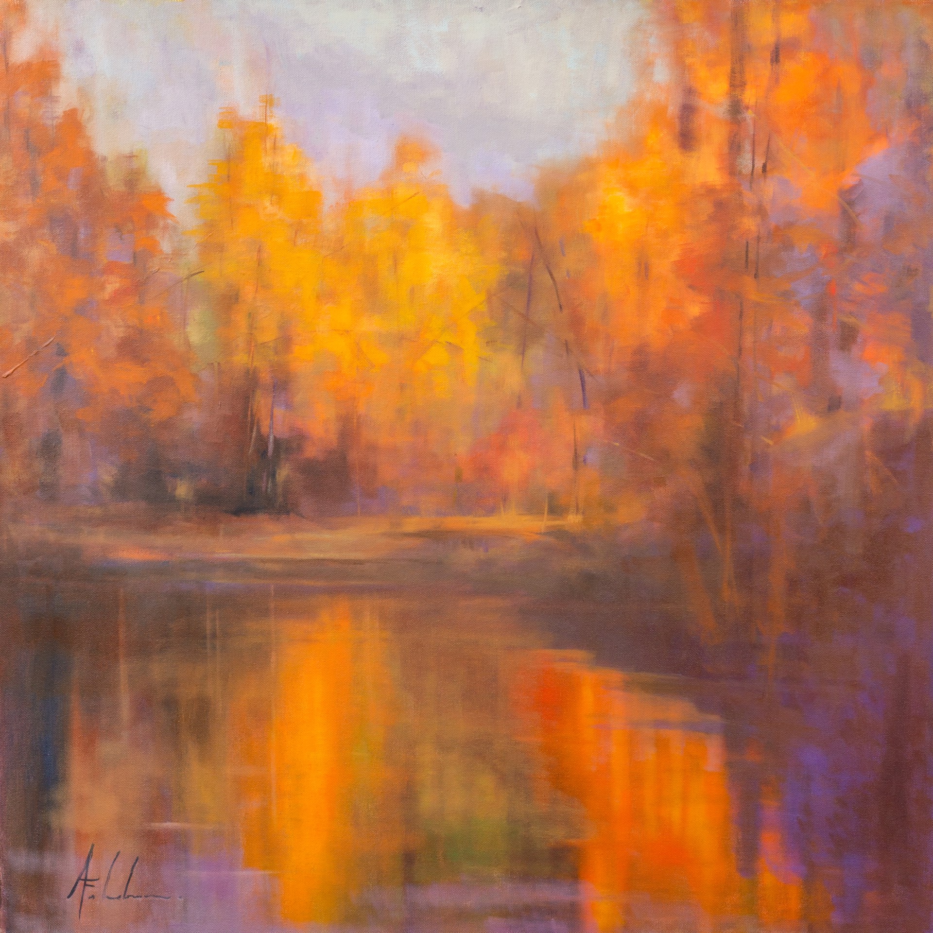 Autumn Stillness by Ann Feldman