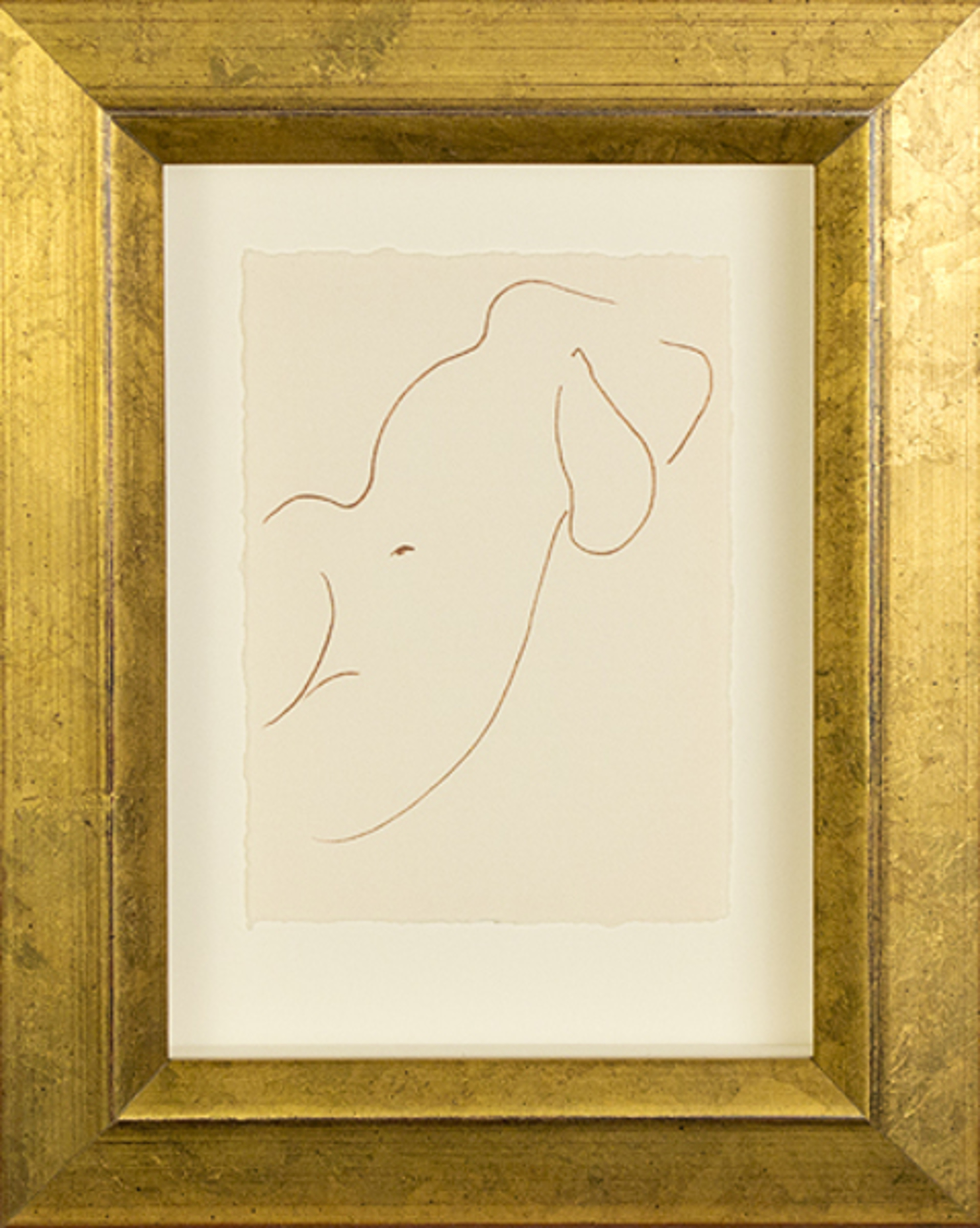 Reclining Nude (from Florilege des Amours de Ronsard Portfolio) by Henri Matisse
