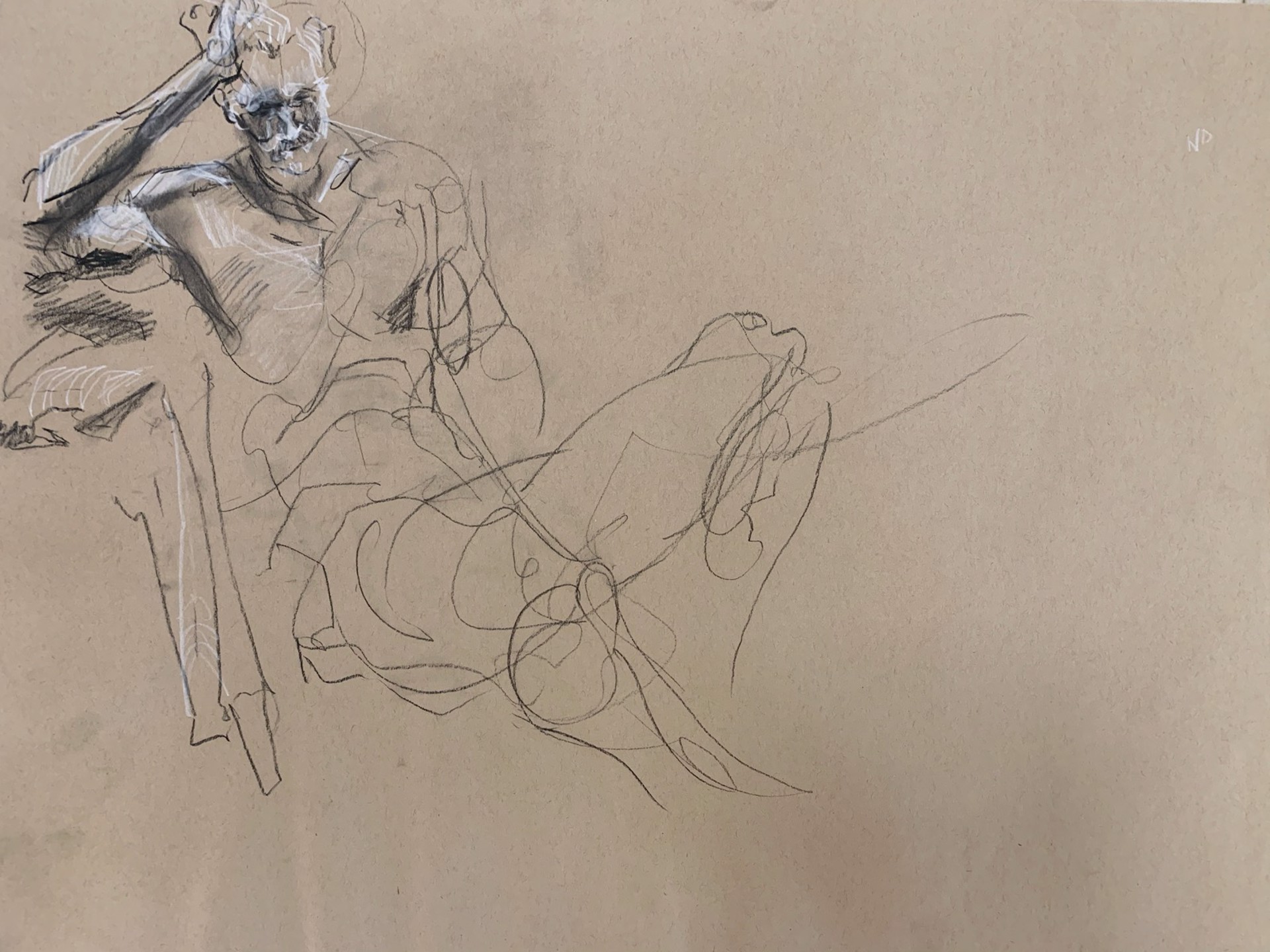 Male Figure IV by Nick DeMarsico