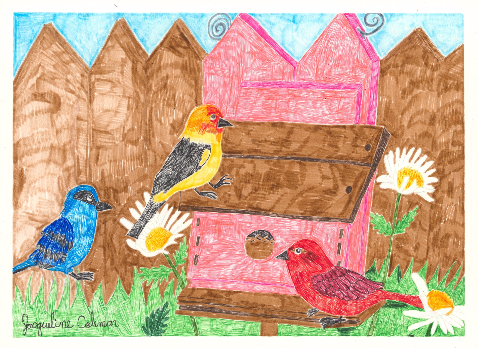 Birdhouse by Jacqueline Coleman