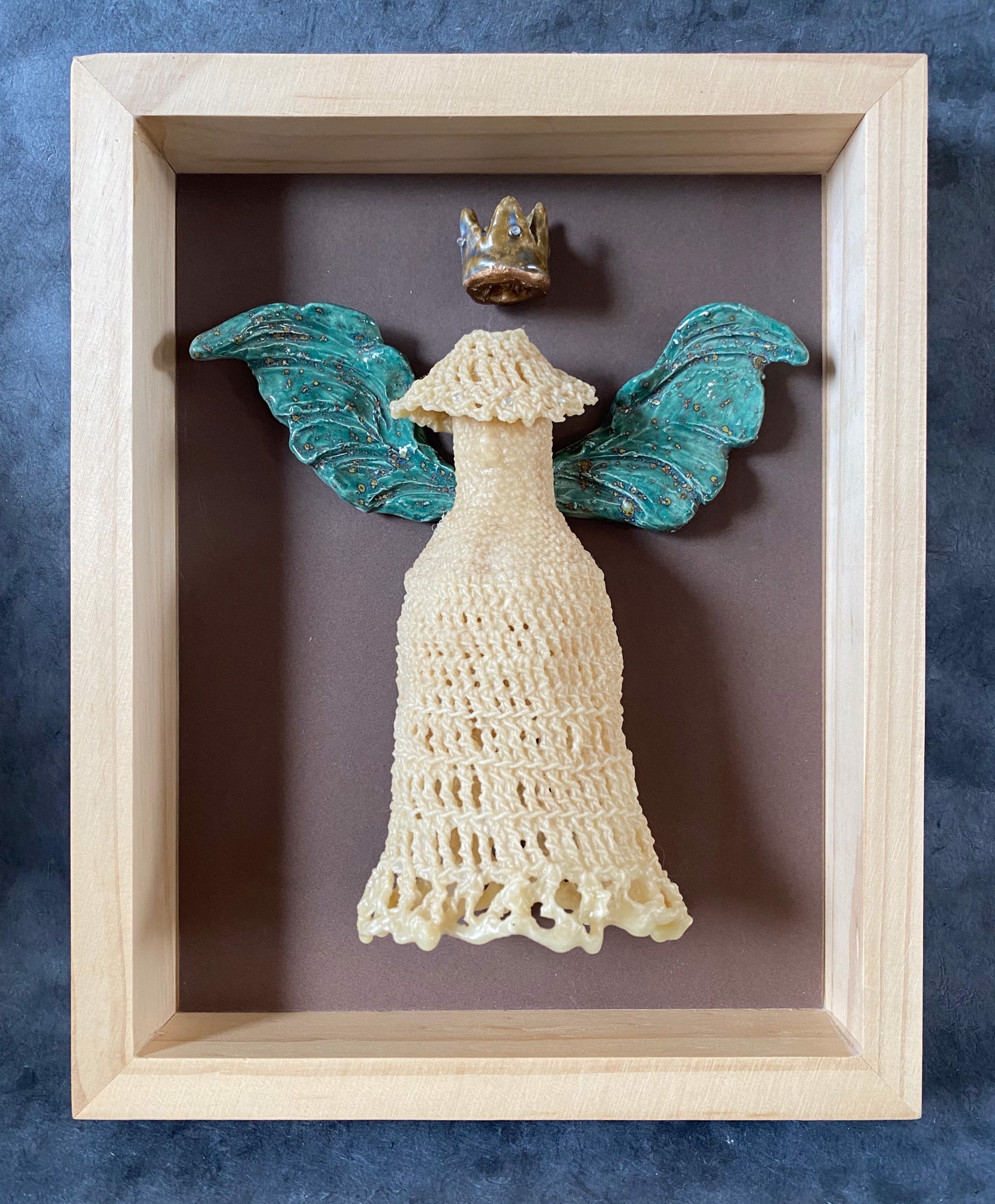 Untitled (Dress with Wings and Crown) by Eva Maier