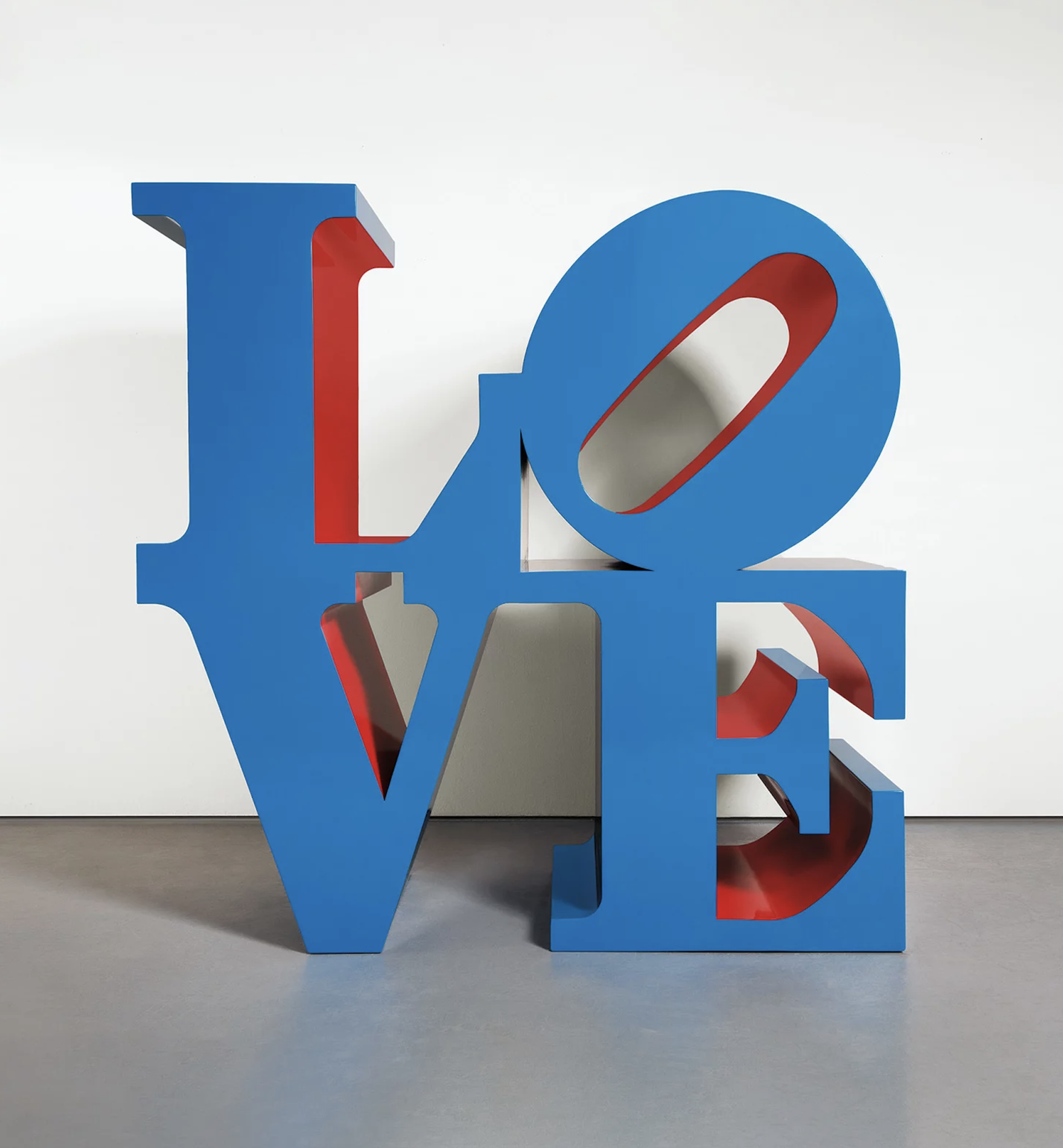 Love (Blue & Red) by Robert Indiana