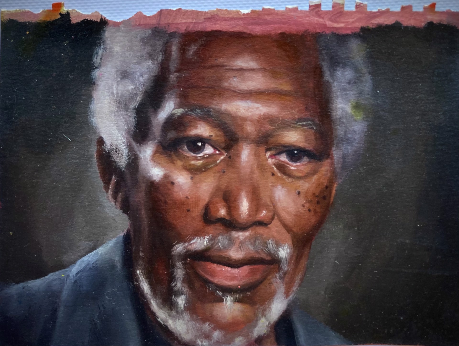Morgan Freeman by Tails Jekel