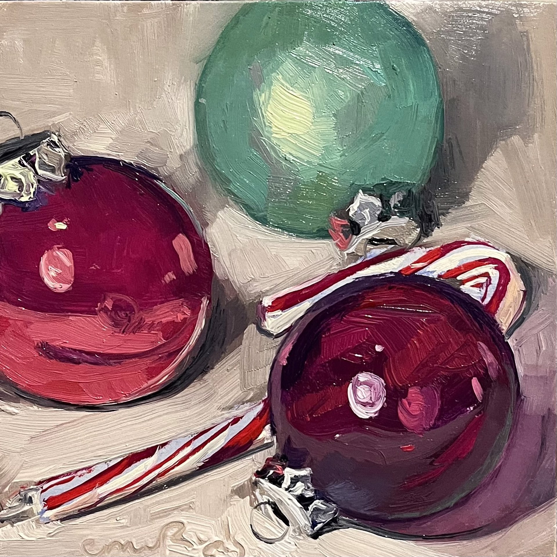 Christmas Baubles IV by Emily Ryals