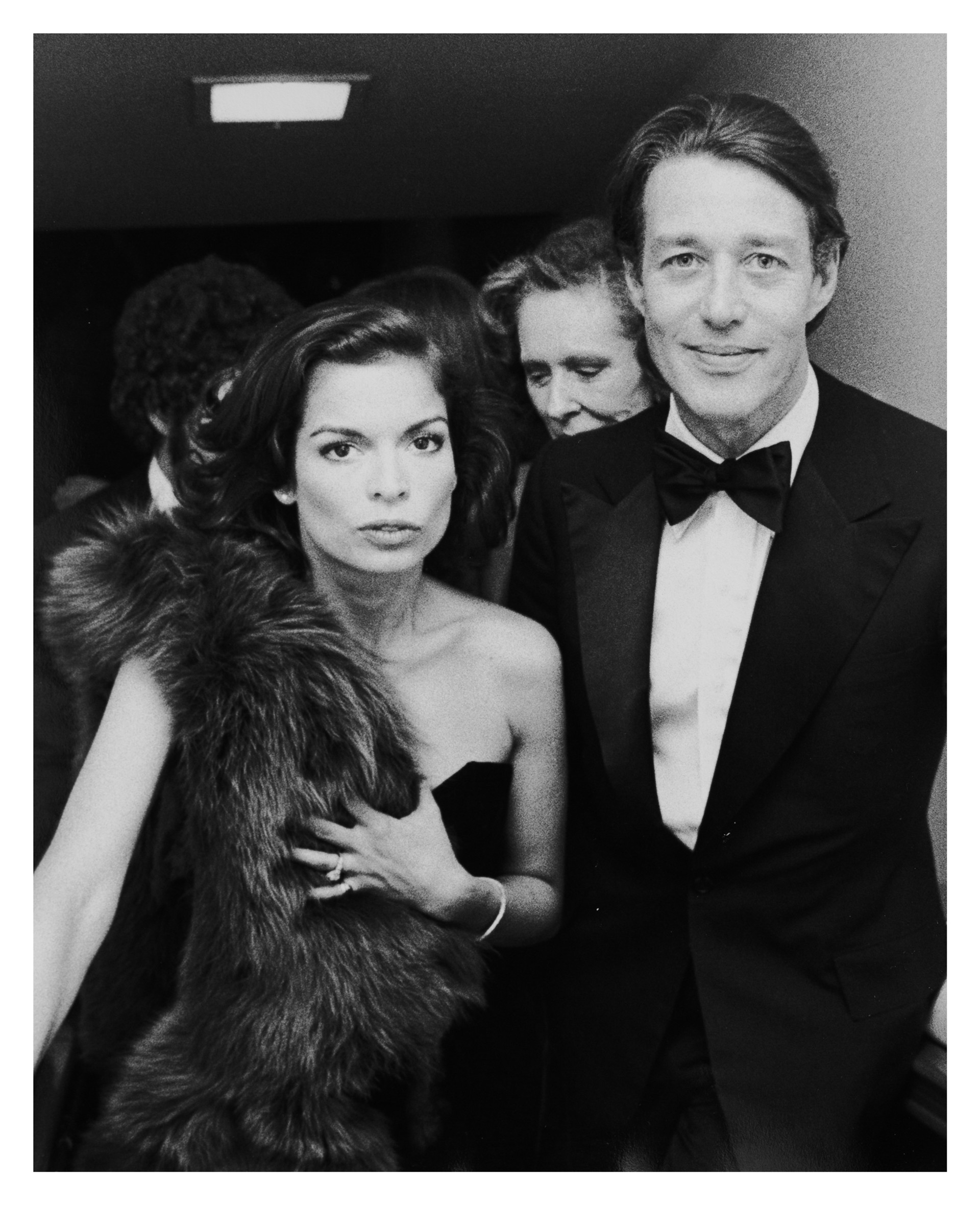 Halston and Bianca Jagger by Ron Galella