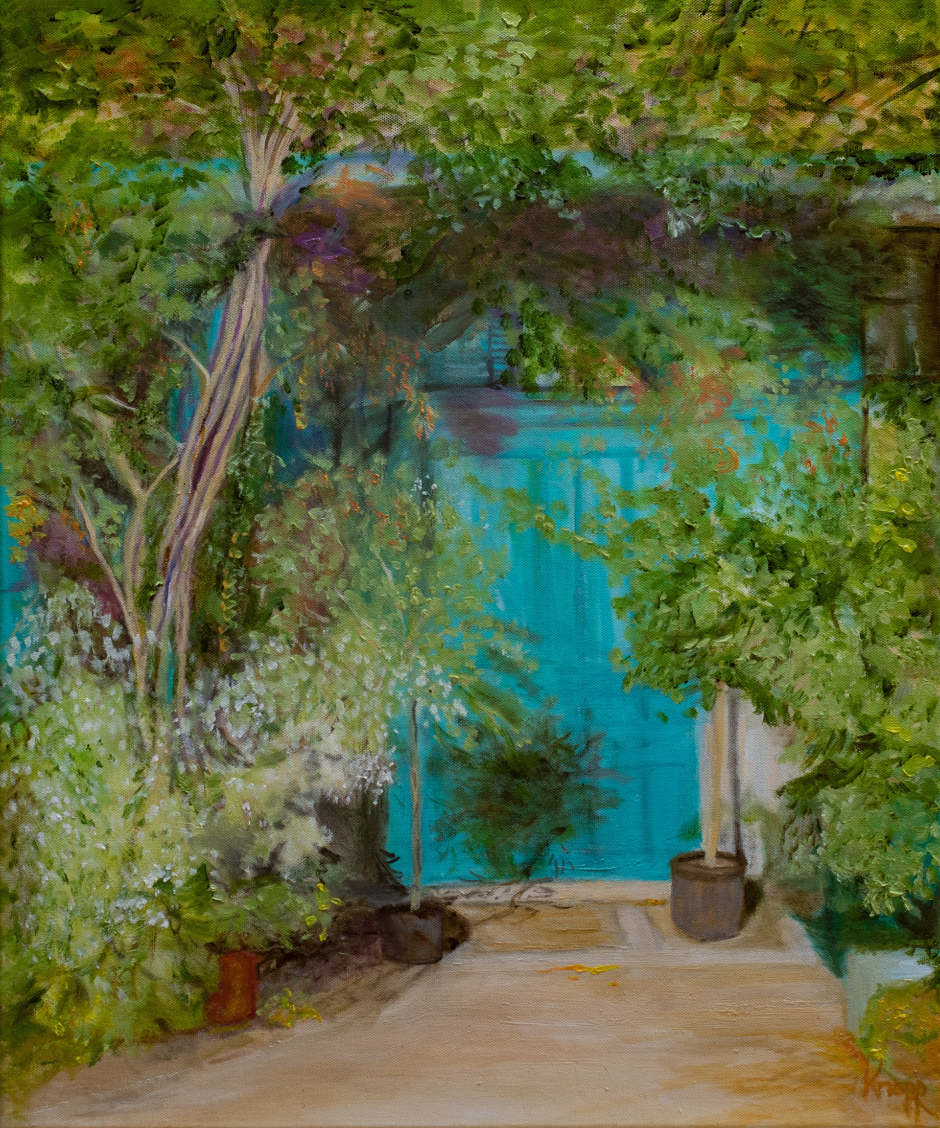 Monet's door by Kathy Knopp