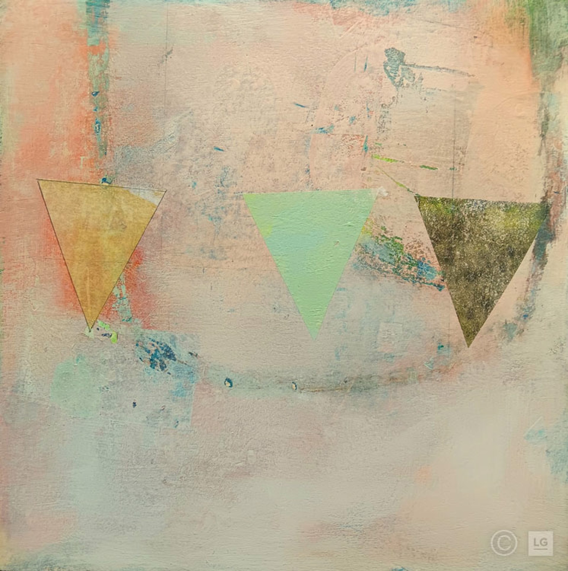 Triangle Garland 2 by Christy DeHoog
