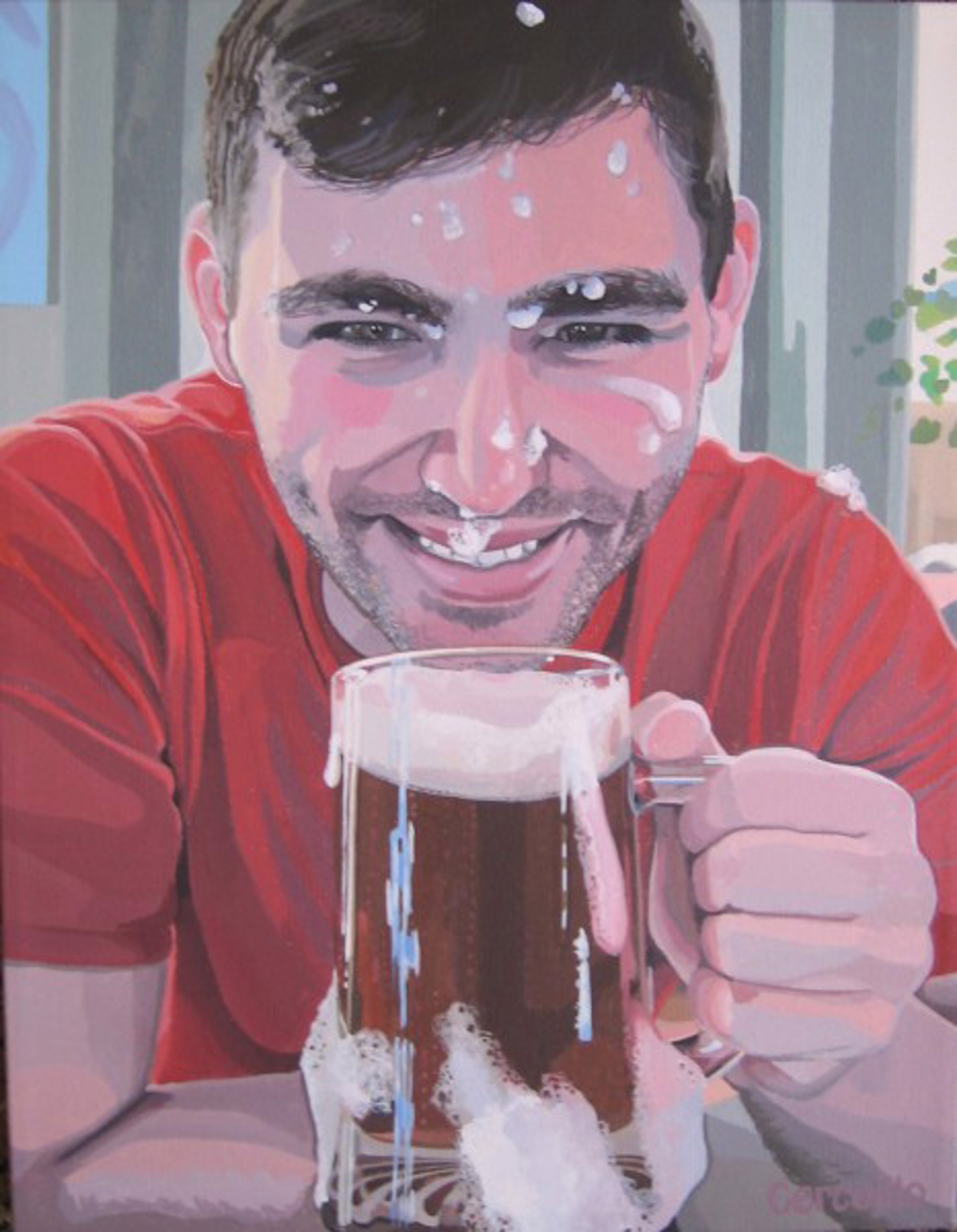 Never Blow The Head Off Your Beer by Stephen Cerceillo