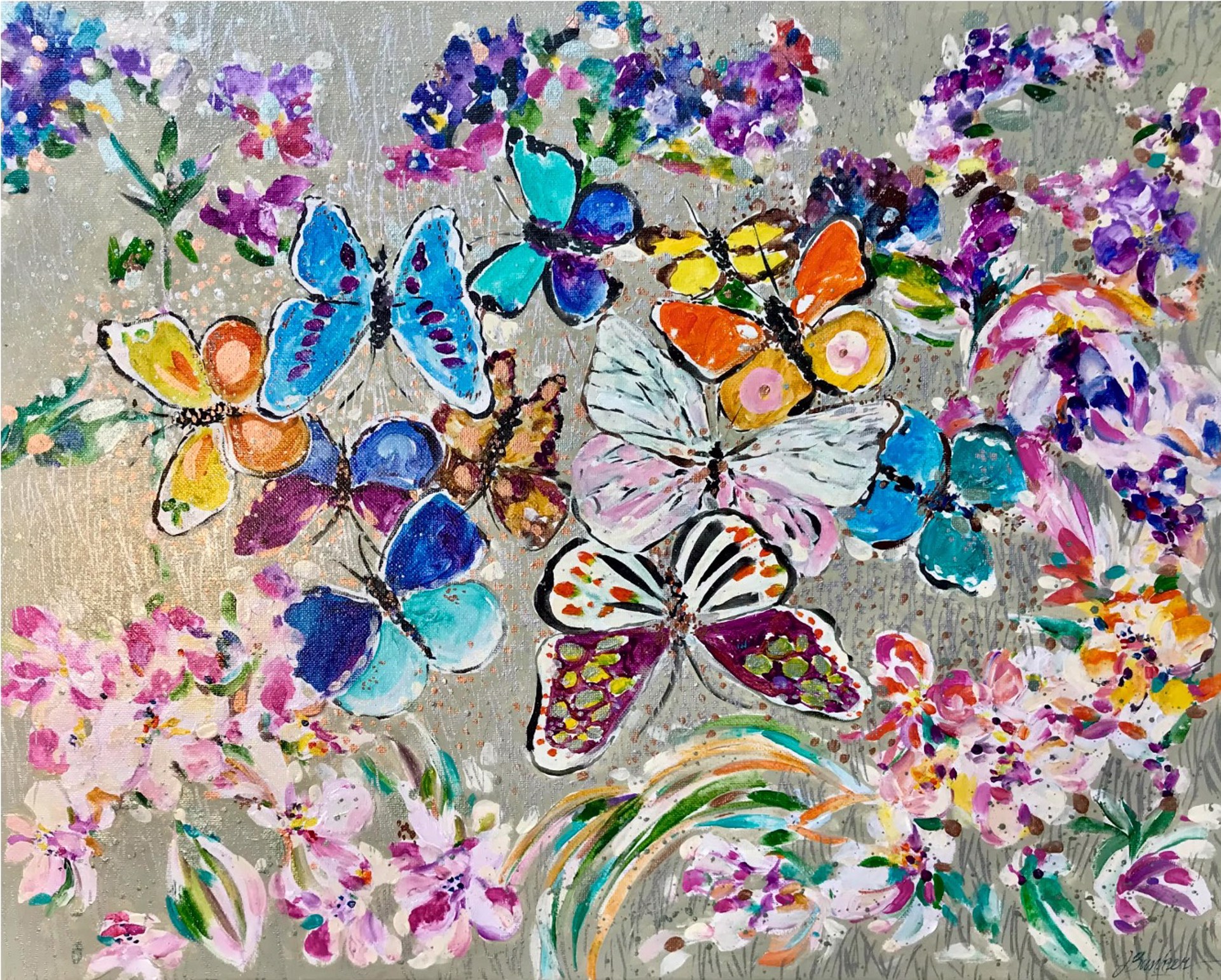 Butterfly Garden by John Bunker