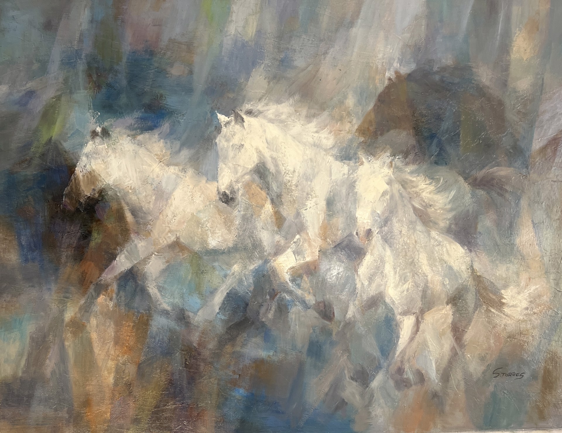 ABSTRACT HORSES by S TORRES