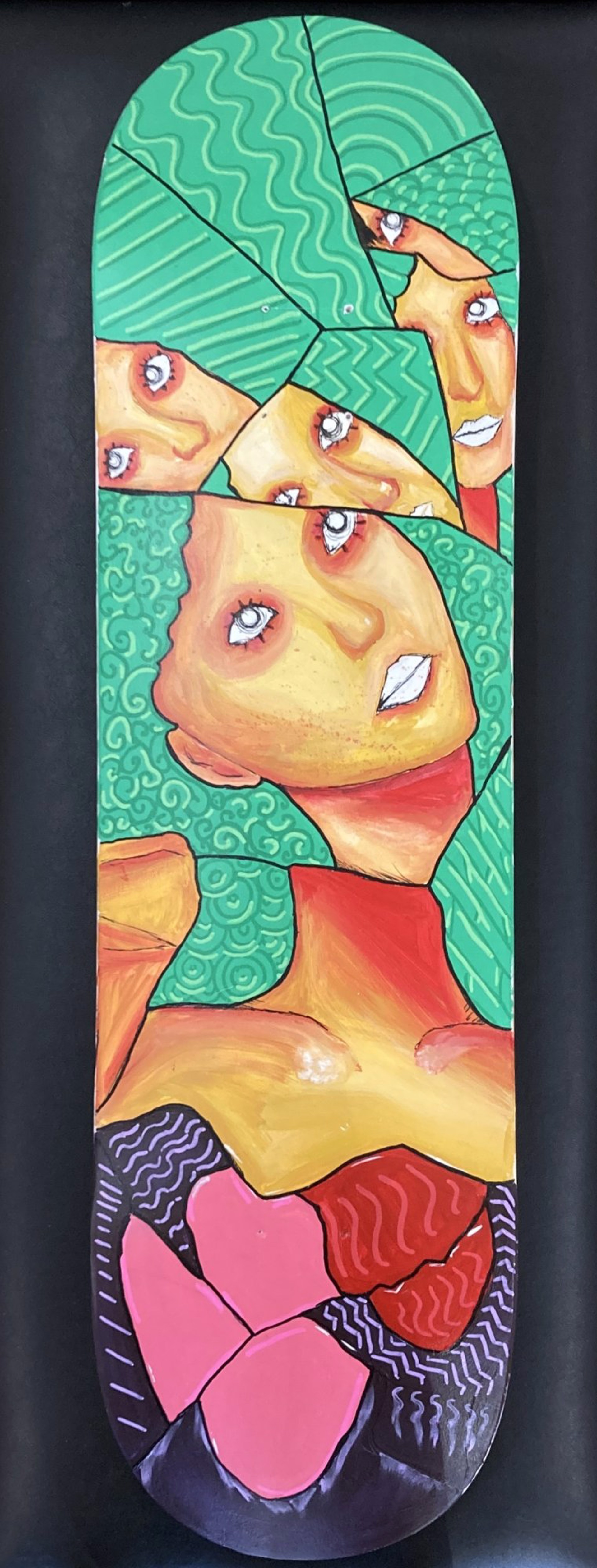 "Skateboard 7" by Lucero Phillips by New School for the Arts