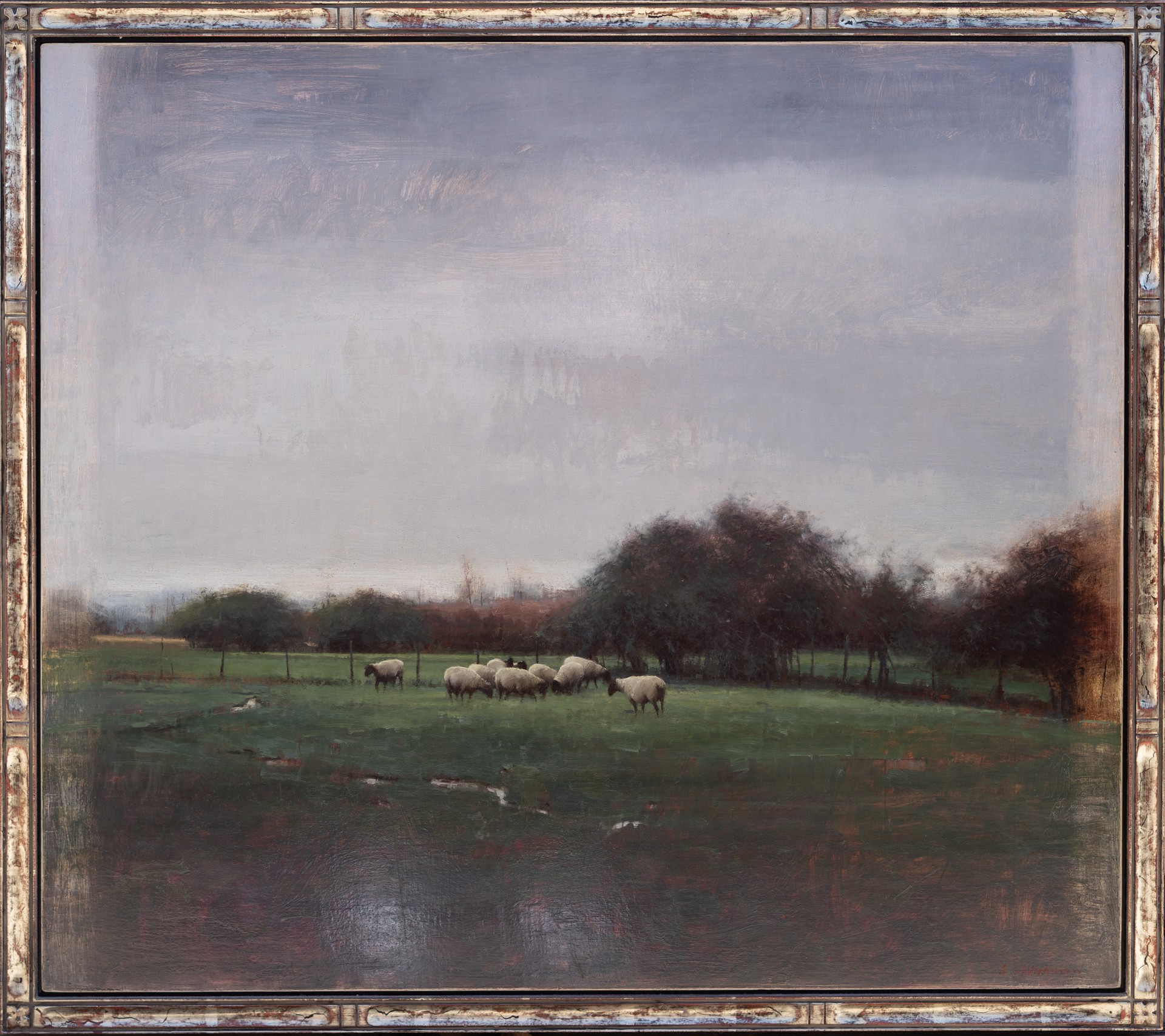 Sheep at Pasture by Michael Workman