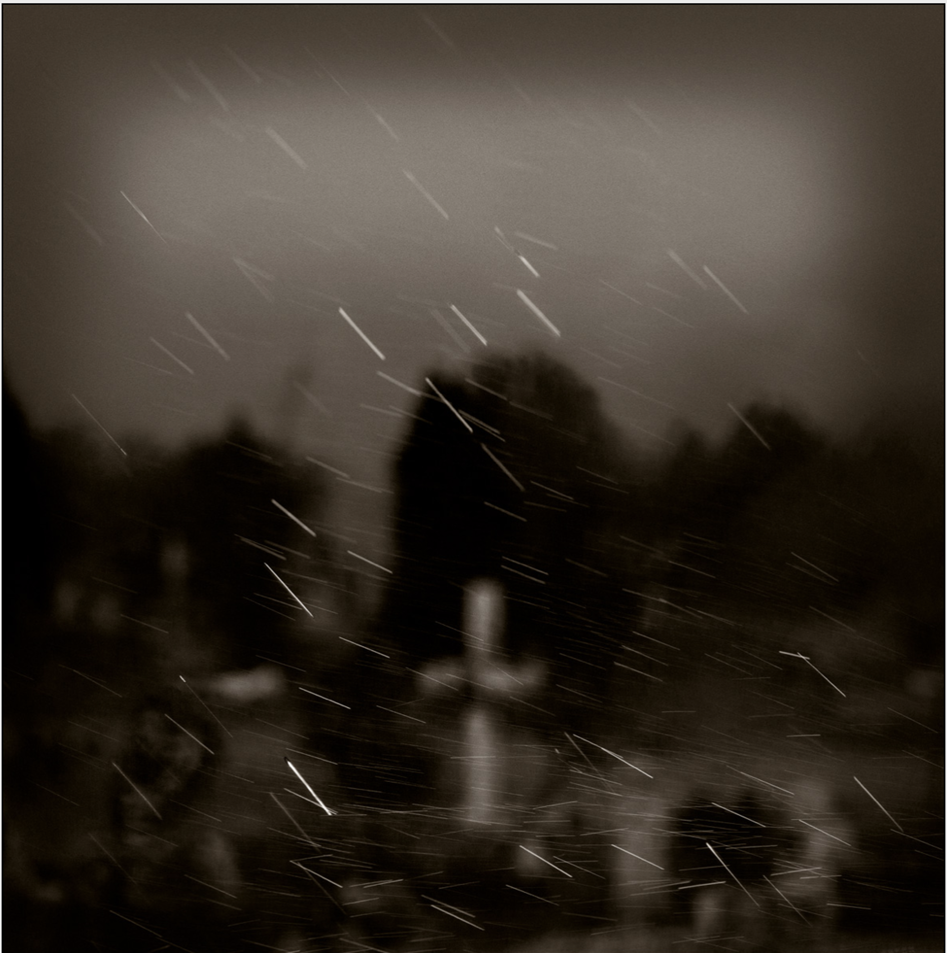 Rain with Cross by James H. Evans