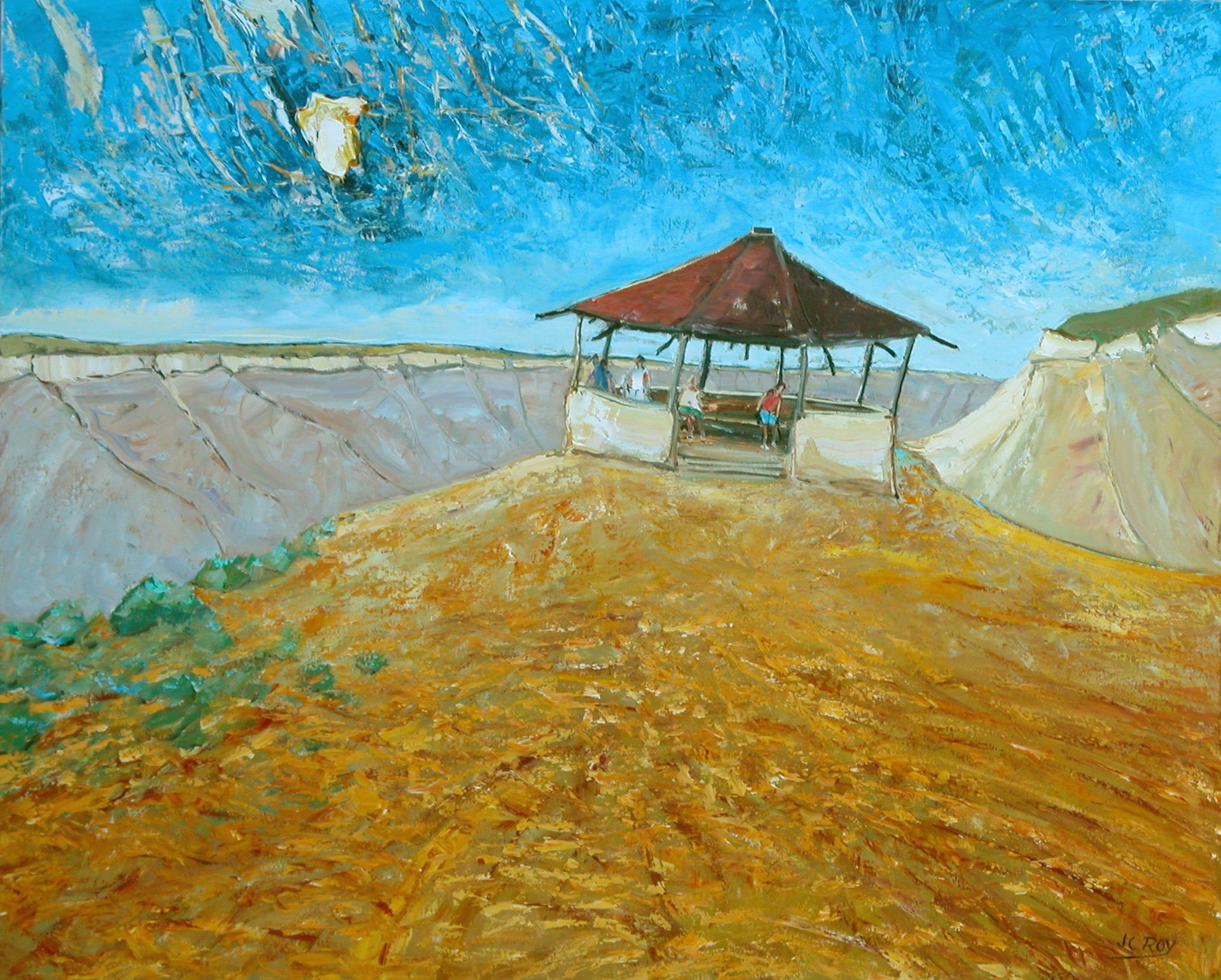 Picnic at the Gazebo, Colorado by Jean Claude Roy