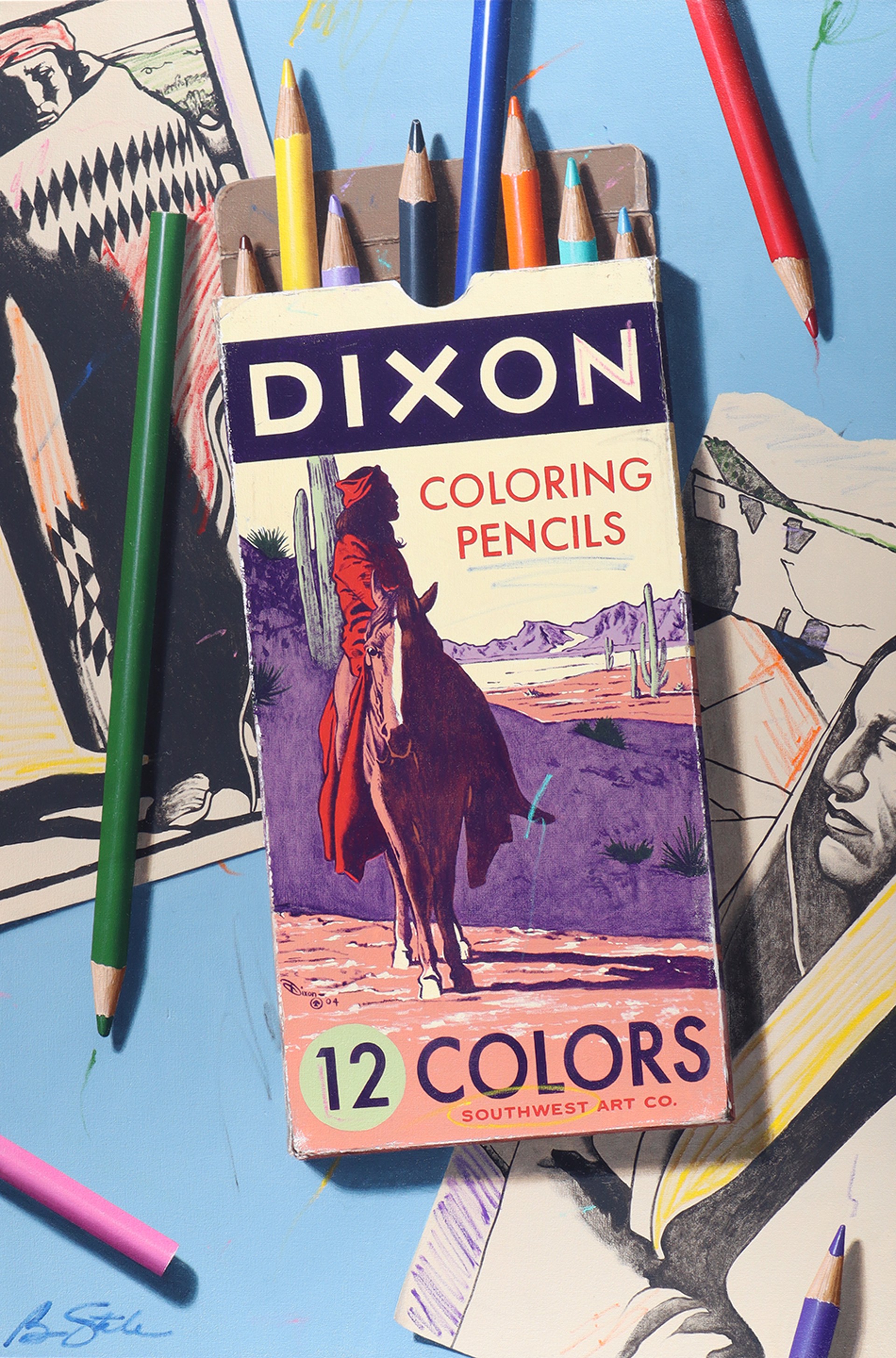 Dixon Coloring Pencils by Ben Steele