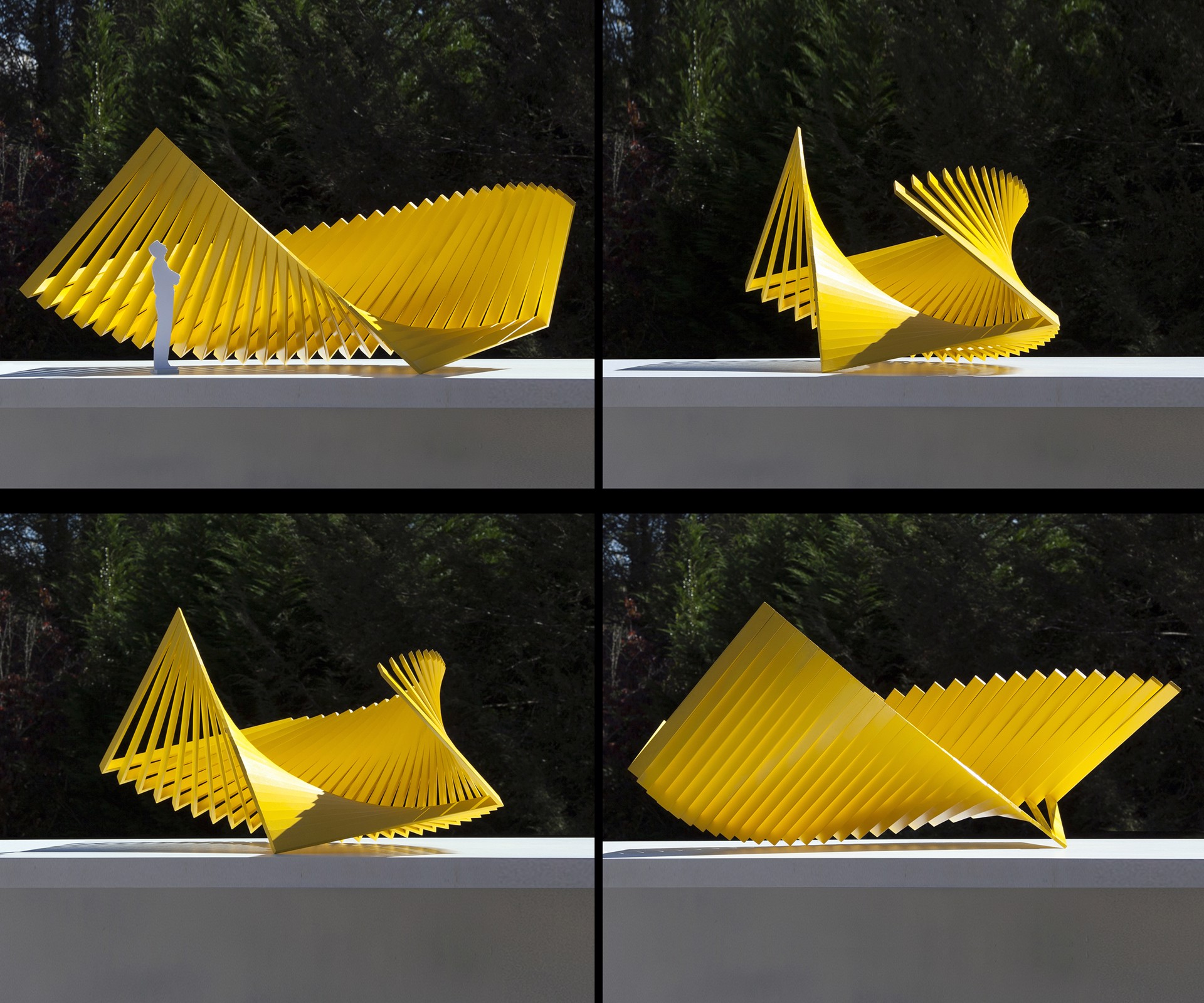 Untitled Yellow Maquette by Robert Winkler