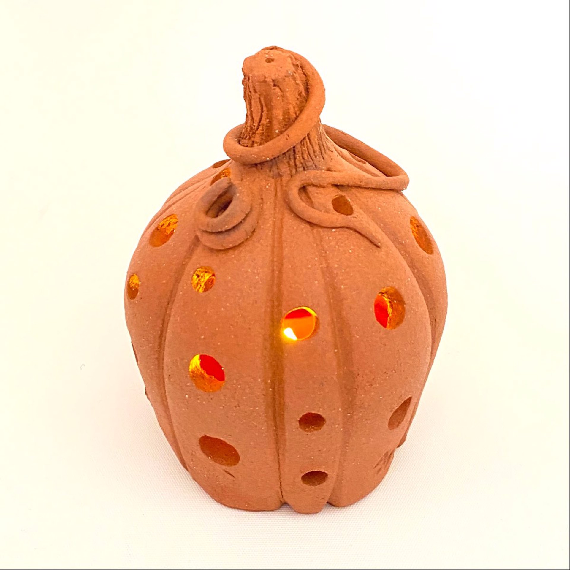 Pumpkin Tea Light 1 by Sue Morse