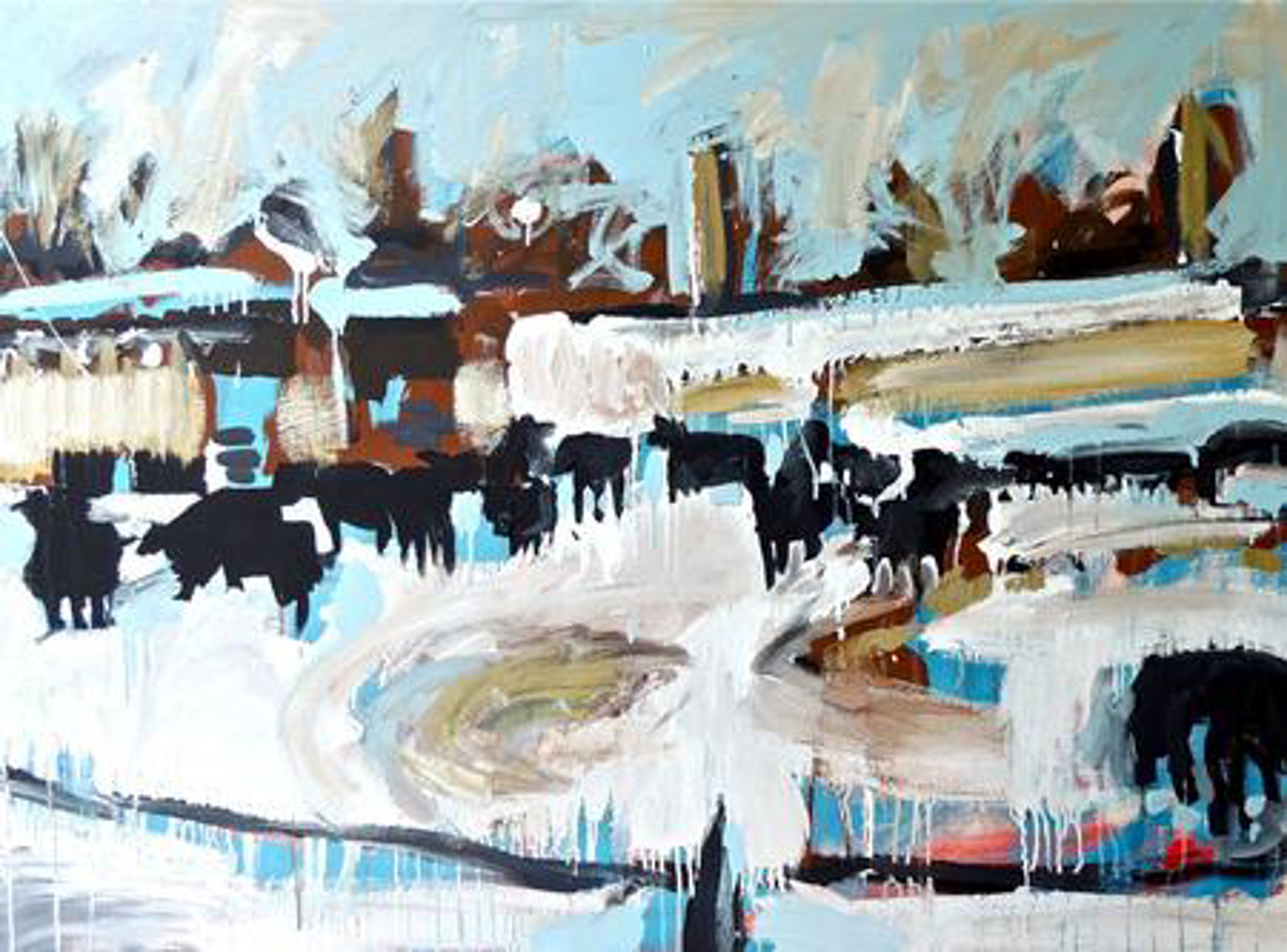 Cattle Lot 1 by Cassia Kite